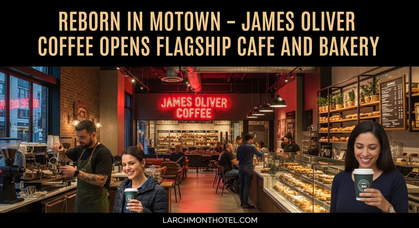 Reborn in Motown (September 2026) James Oliver Coffee Opens Flagship Cafe and Bakery