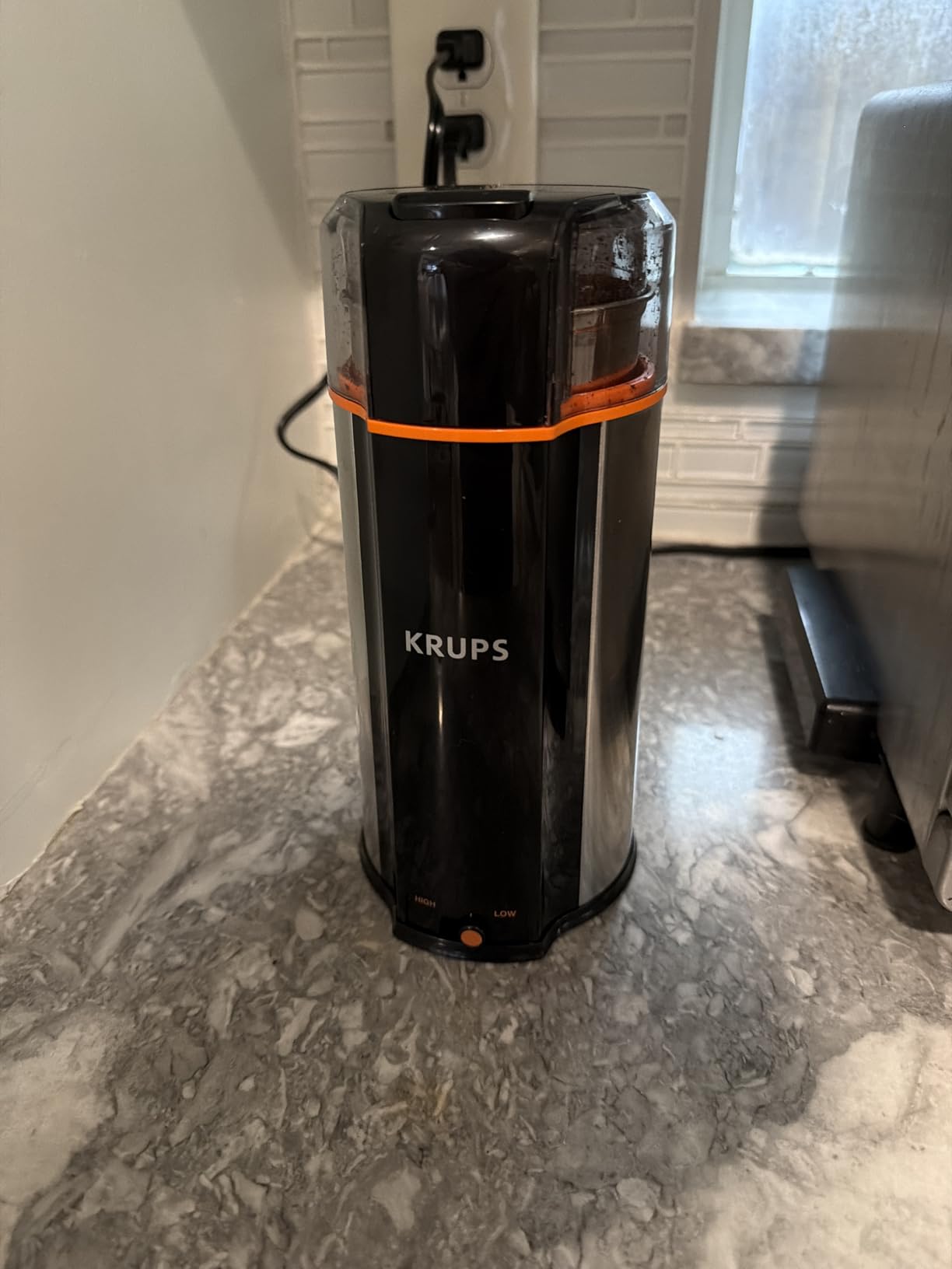 KRUPS Precision Electric Coffee Grinders, 3 oz Capacity, 200W Motor, Stainless Steel Blades for Uniform Grinding of Beans, Herb and Nuts, Coffee and Spice Grinder Electric, (Black) customer photo 2