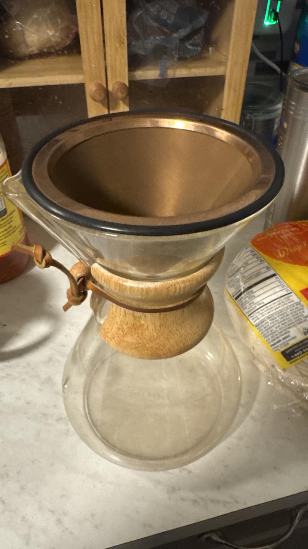Chemex Pour-Over Glass Coffeemaker - Classic Series - 10-Cup - Exclusive Packaging customer photo 1