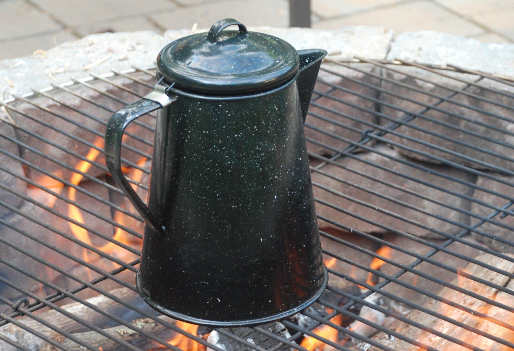 Granite Ware Coffee Boiler, 3-Quart - Stovetop or Campfire Coffee Pot, Durable Enameled Steel customer photo 1