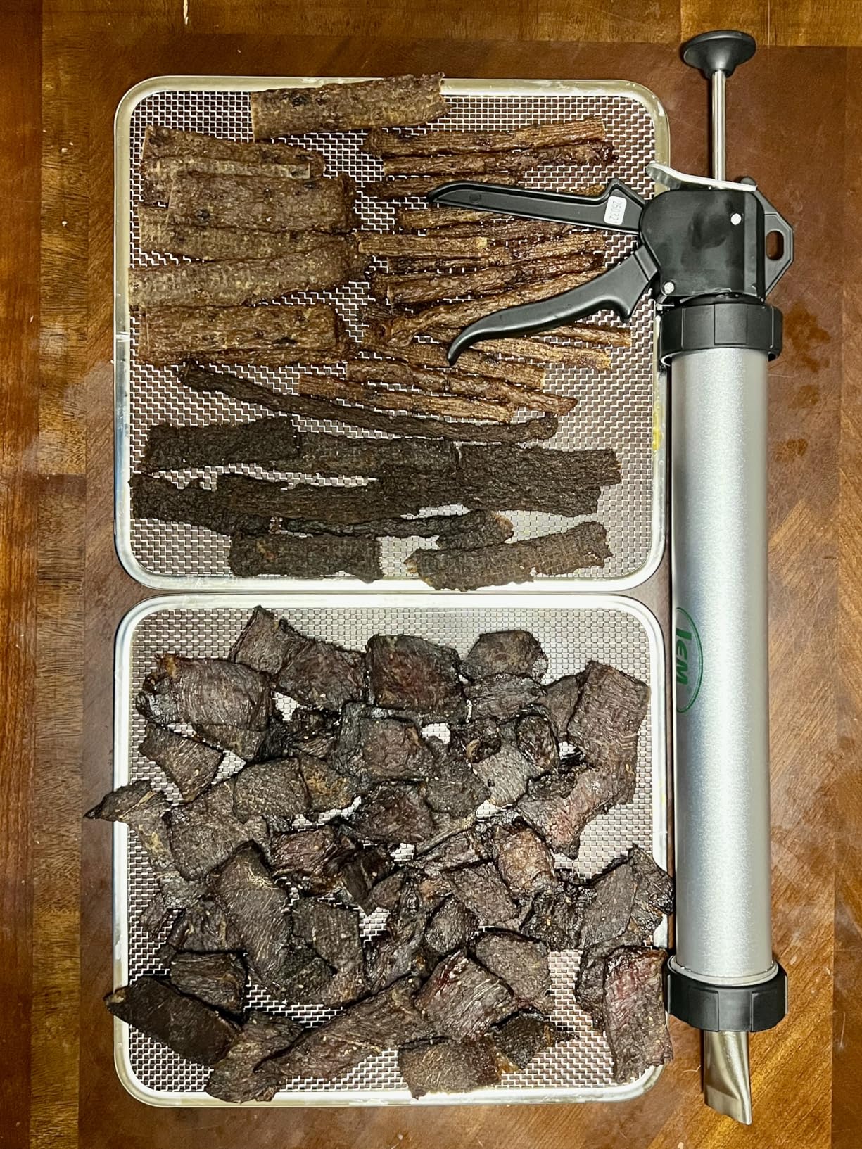 LEM Products Jerky Cannon with Nozzles and Brush, Backwoods Seasonings, Anodized Aluminum and Stainless Steel customer photo 1