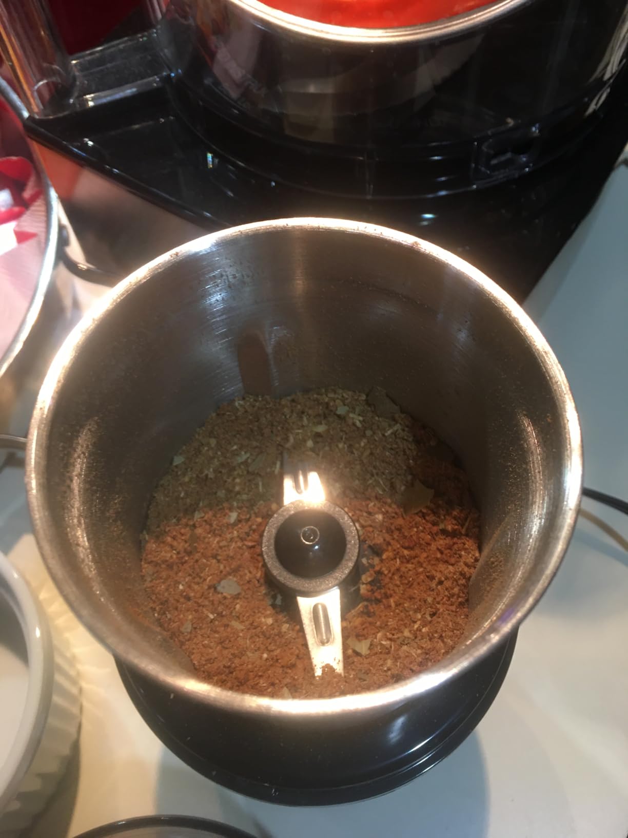 Cuisinart Spice and Nut Grinder, Push-Top Lid for On/Off, Dishwasher Safe | Electric grinder with heavy-duty motor, stainless steel blades, push-top operation & compact, easy-to-clean design, SG-10 customer photo 1