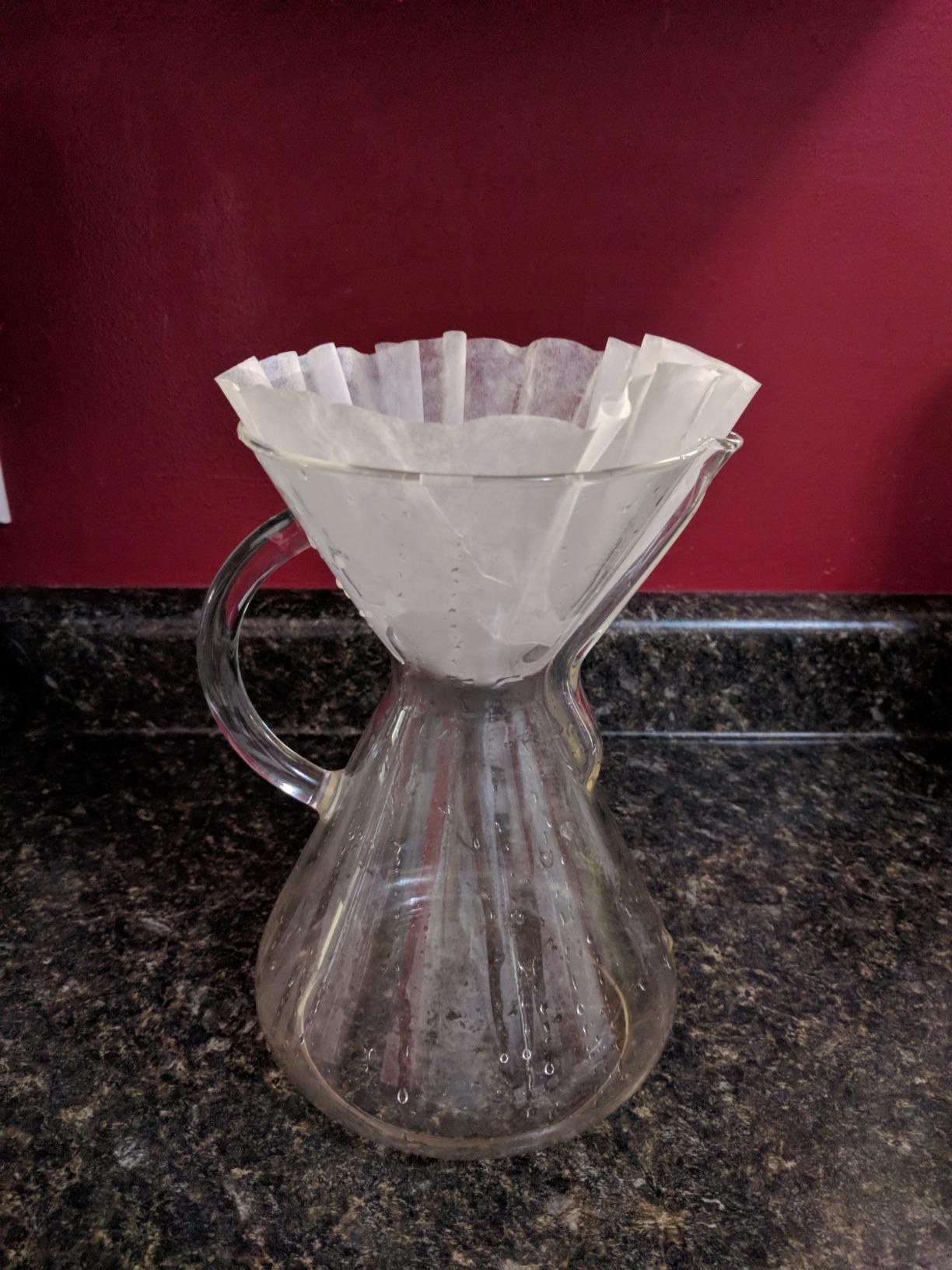 Chemex Pour-Over Glass Coffeemaker - Glass Handle Series - 10-Cup - Exclusive Packaging customer photo 1