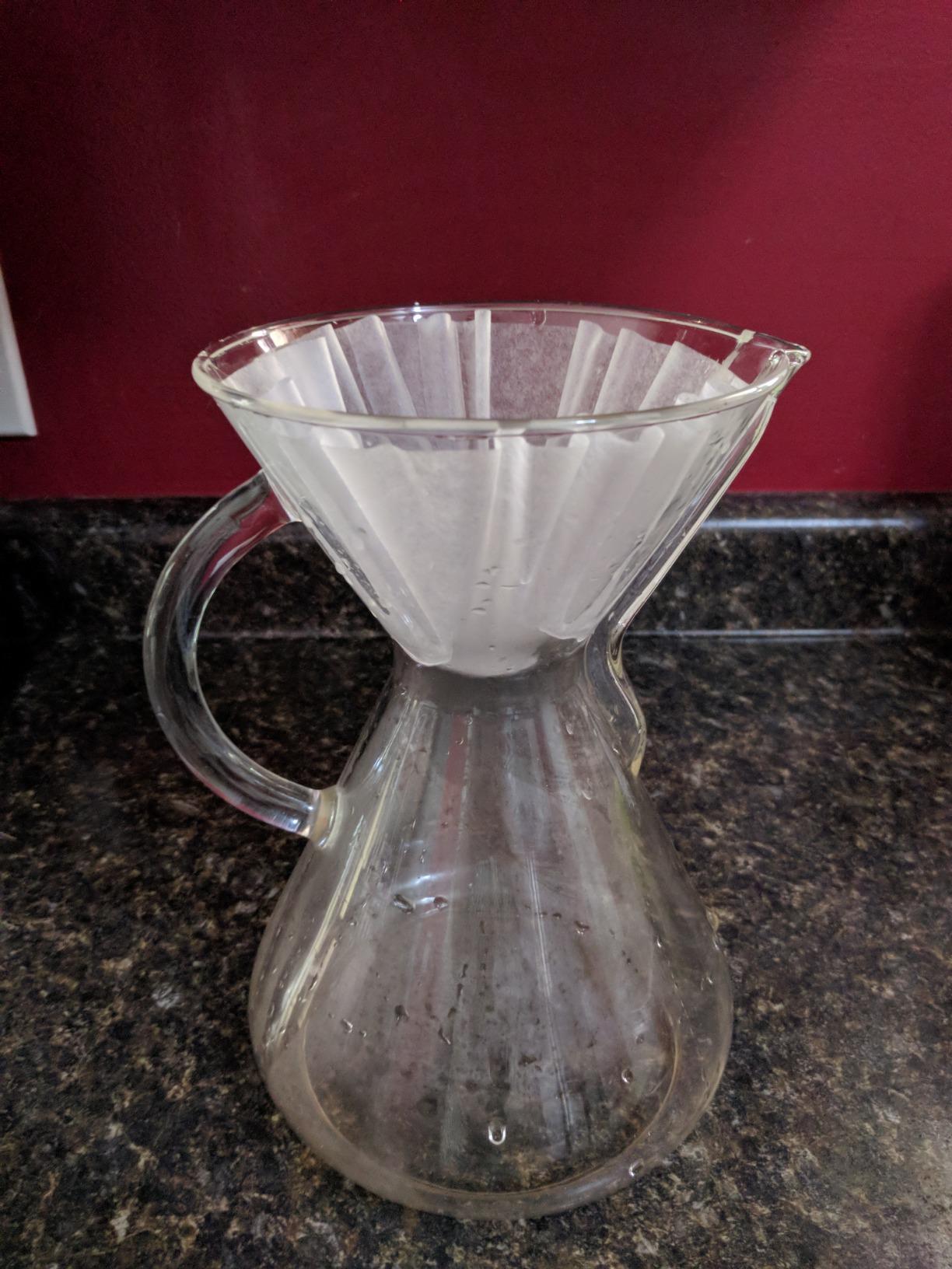 Chemex Pour-Over Glass Coffeemaker - Glass Handle Series - 10-Cup - Exclusive Packaging customer photo 2