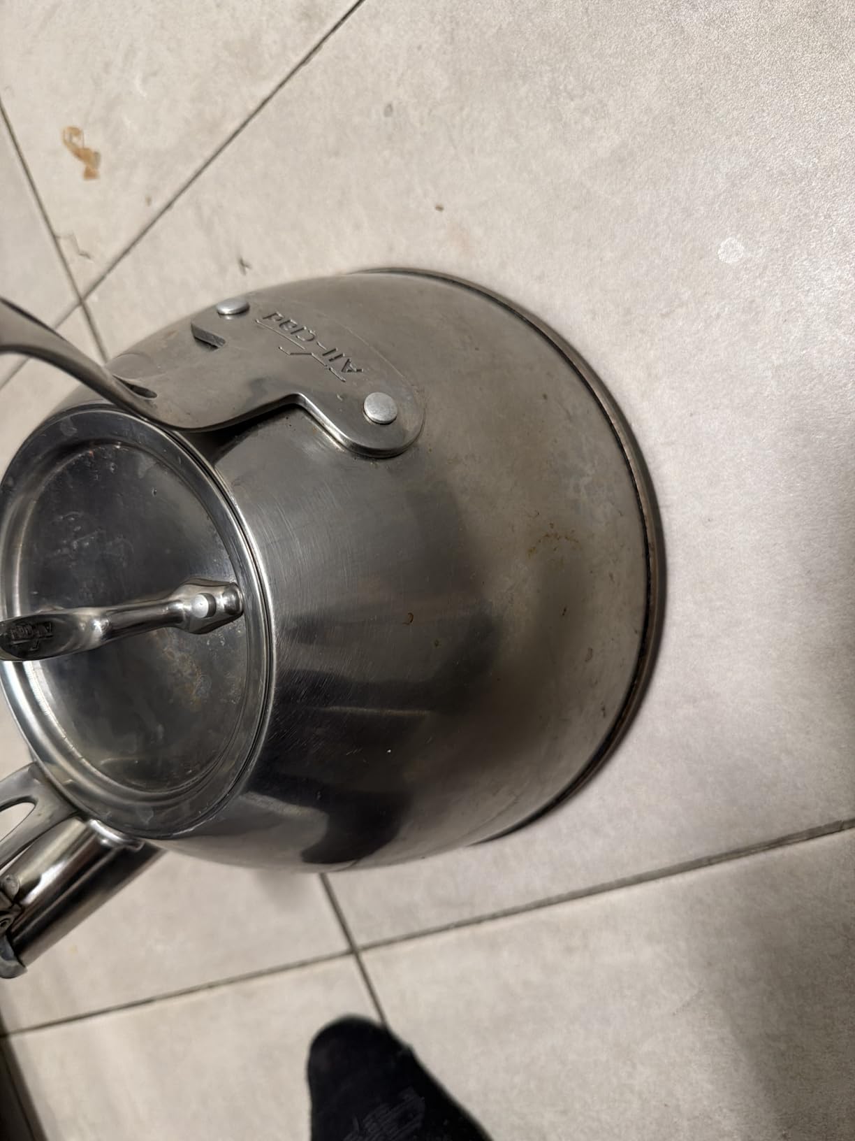 All-Clad Stainless Steel 2 Qt Stovetop Tea Kettle | Polished Stainless Steel Tea Kettle for Stove Top, Induction Compatible, Dishwasher Safe customer photo 1
