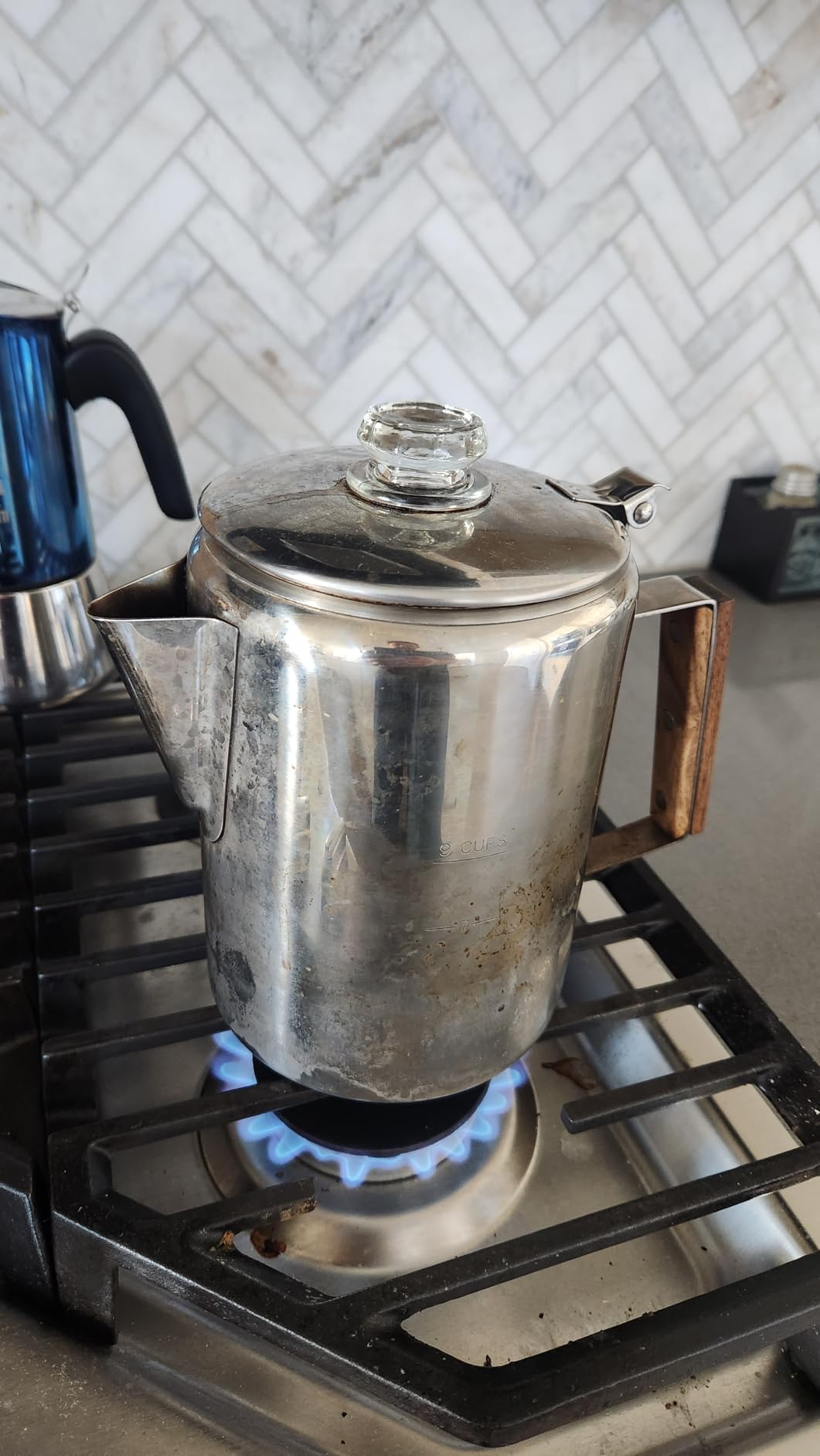COLETTI Bozeman Percolator Coffee Pot - NO Aluminum or Plastic [9 cup] customer photo 2