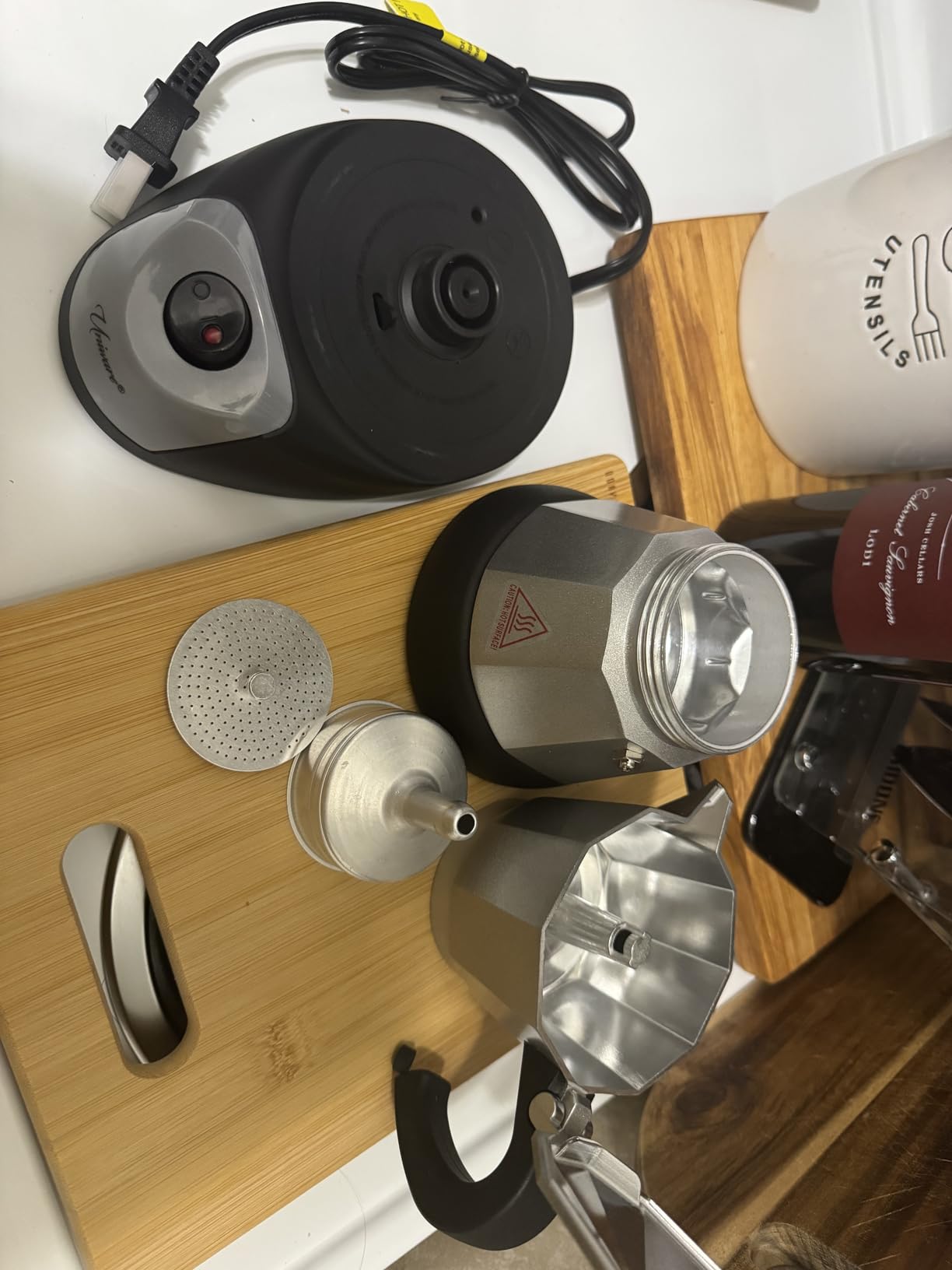 UNIWARE 3 Cup Professional Electric Espresso/Moka Coffee Maker customer photo 1