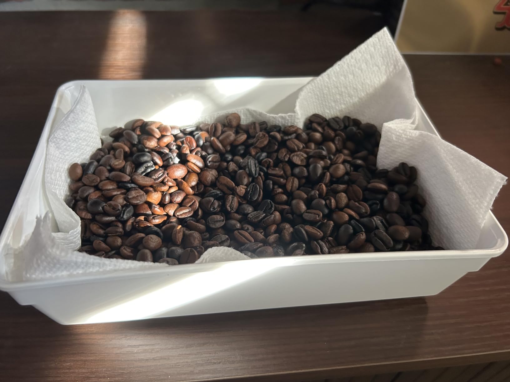 500g Coffee Bean Roaster Household Coffee Roasters Machine with Timer Electric Coffee Beans Roaster 0-240C Non-Stick for Cafe Shop Home Use, 110V customer photo 1