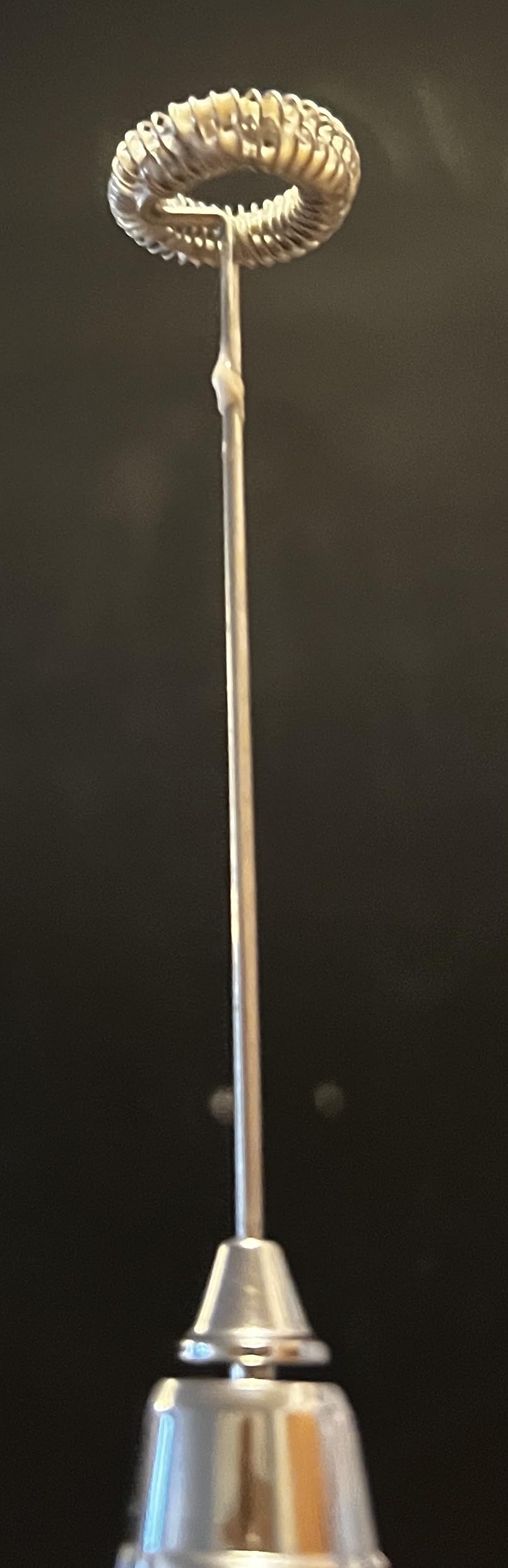 YUSWKO Black Handheld Milk Frother Wand for Coffee, Rechargeable Electric Whisk with 3 Heads 3 Speeds Drink Mixer customer photo 2