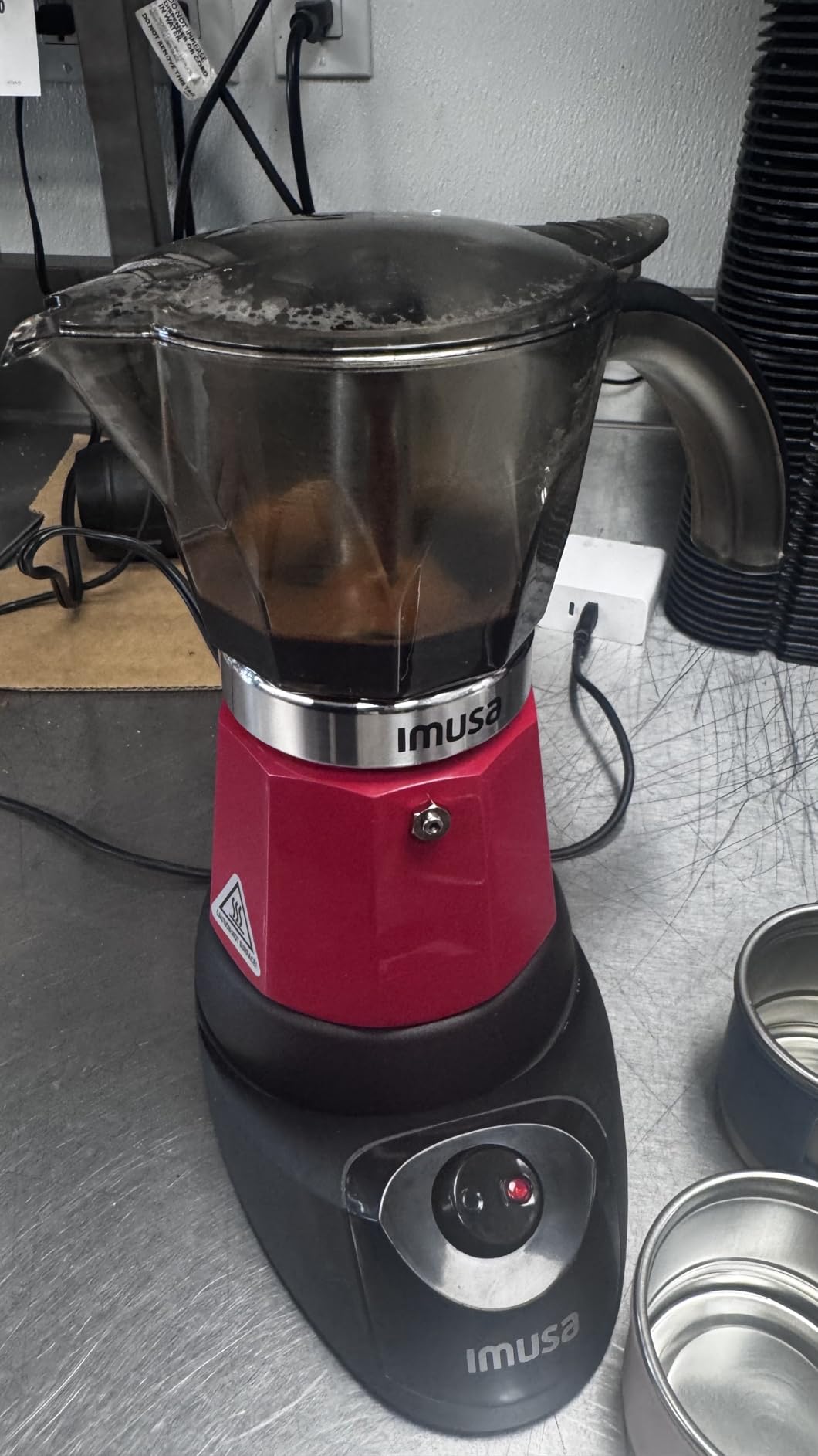 IMUSA 6 or 3 Cup Electric Espresso Maker Black Coffee Machine for Cuban Coffee, Moka and Espresso Drinks customer photo 2