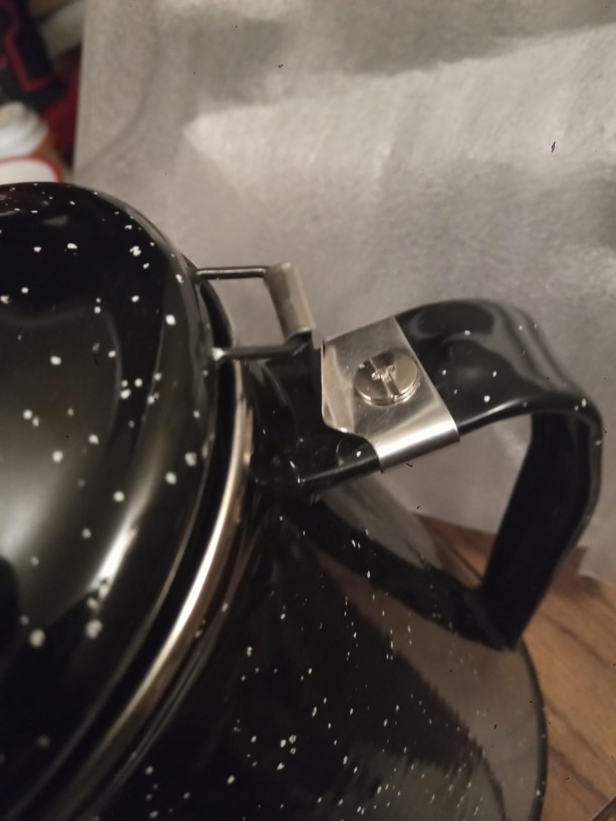 Toughty Enamel Coffee Percolator - Stovetop Coffee Maker for Camping, Open Fire, Grill, or Stove customer photo 2