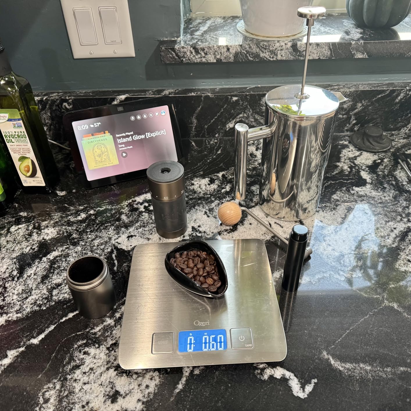 KINGrinder K6 Manual Hand Coffee Grinder with Straight Handle for French Press, Drip, Espresso with Assembly Consistency Stainless Steel Conical Burr Mill, 25-35g Capacity customer photo 2
