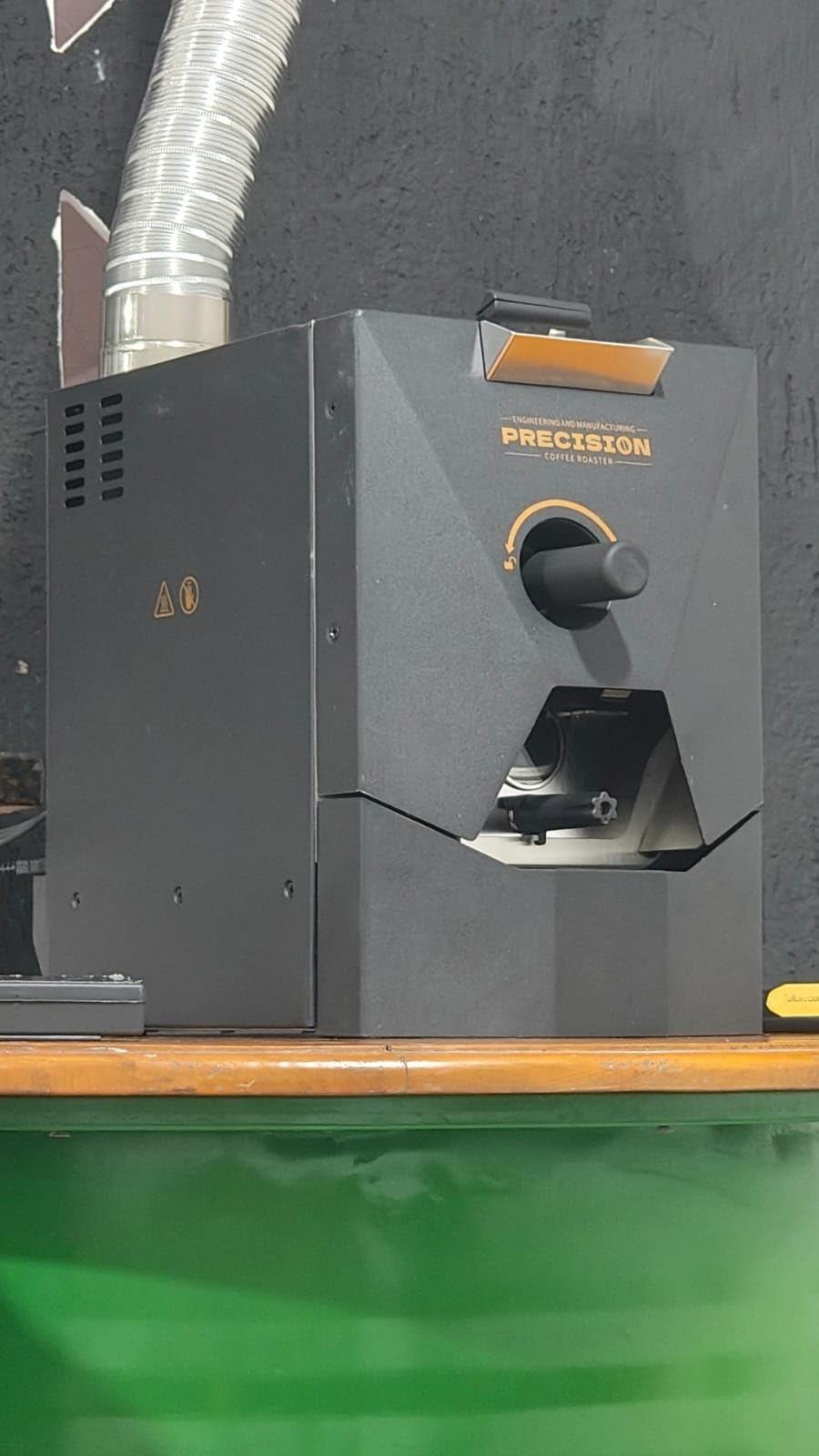 1Pound Electric Coffee Roaster for Home Use, Automatic Roasting And Easy Operation, With A Smoke Filter(Suitable for light roasting), 2 Chimney Tube, And Chaff Collector. customer photo 1