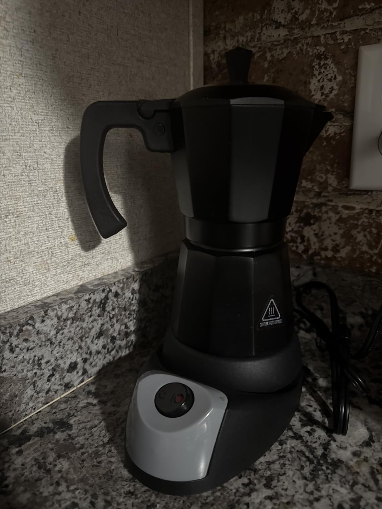 Electric Stainless Steel Moka Pot 6 Cup 300ml Mocha Pot Espresso Maker with Detachable Base Ideal Coffee Maker for Home Italian and Cuban Café customer photo 2