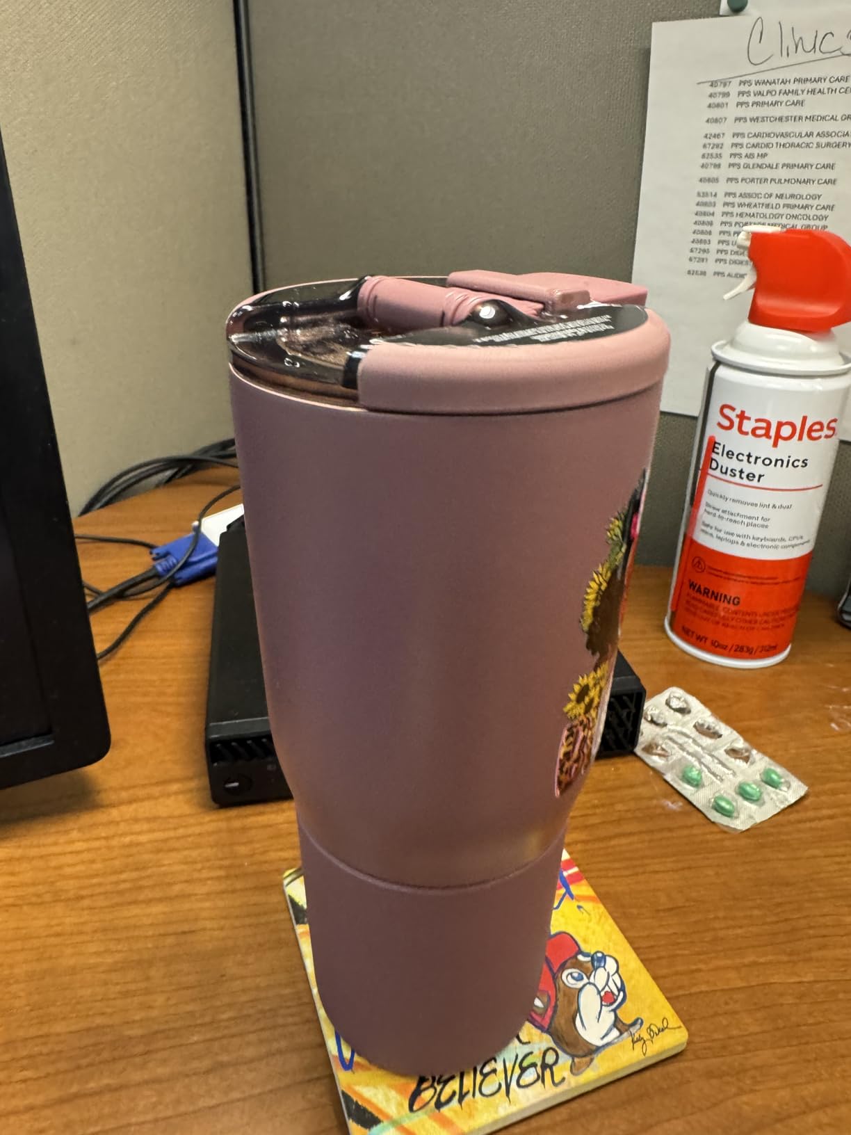 BruMate Nav 25oz 100% Leak Proof Insulated Travel Tumbler with Magnetic BevLock Lid - Double Wall Cup-Holder Friendly Stainless Steel Mug (Zebra) customer photo 2