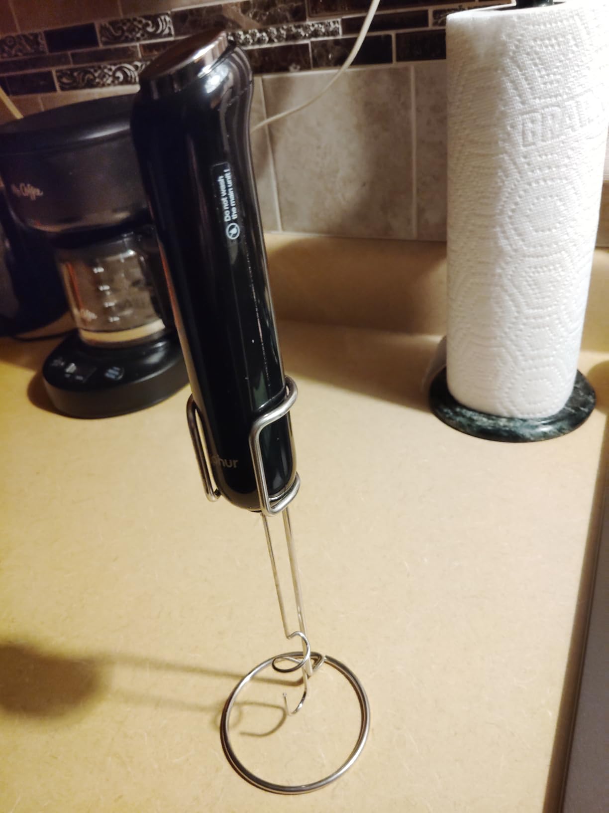 InstaWhisk Milk Frother with Variable Speed, Rechargeable Coffee Frother Wand with Detachable Double Whisk customer photo 1