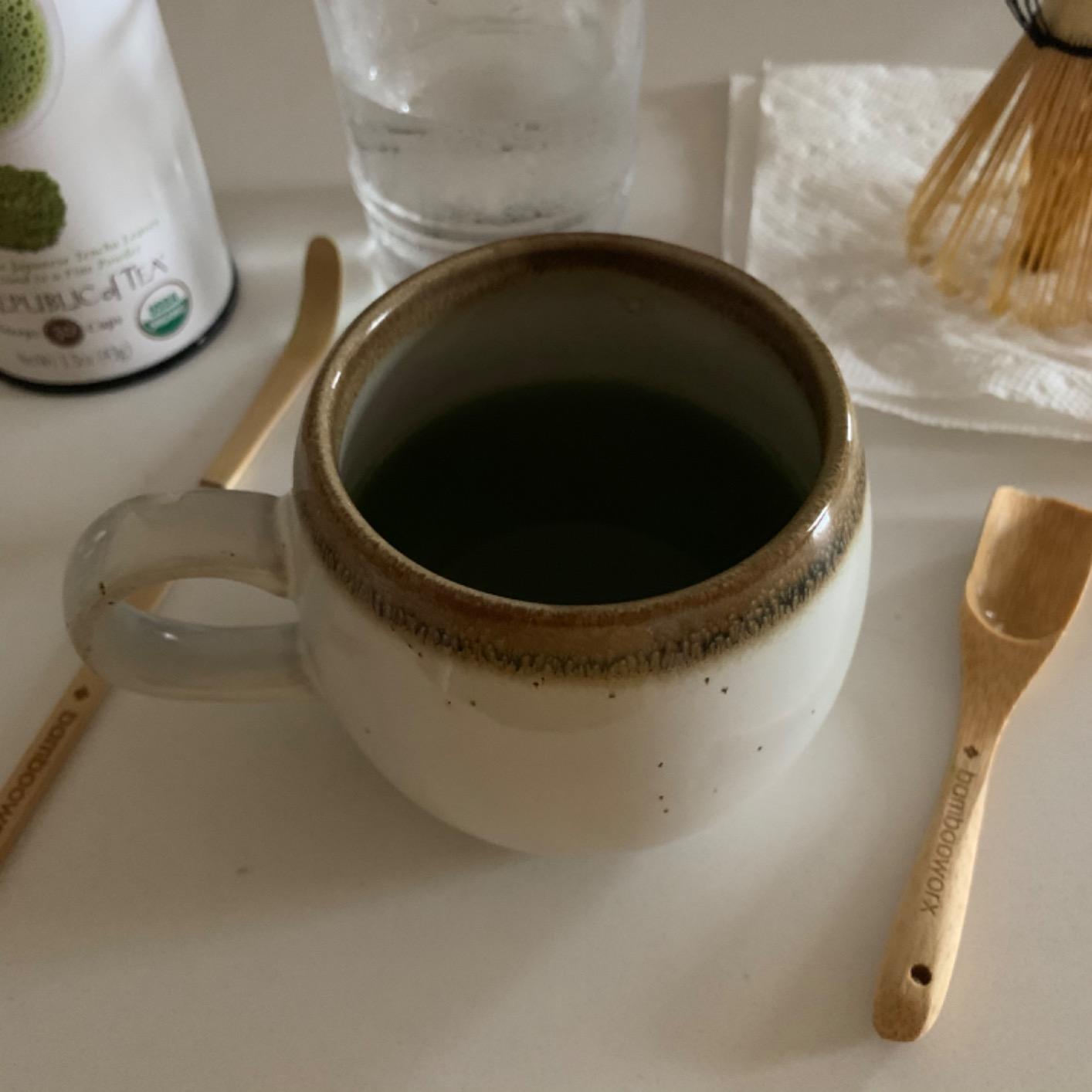 Matcha Mate Electric Powered Bamboo Whisk - Traditional Whisking with Electronic Precision - Rechargeable Portable Tea Frother customer photo 1