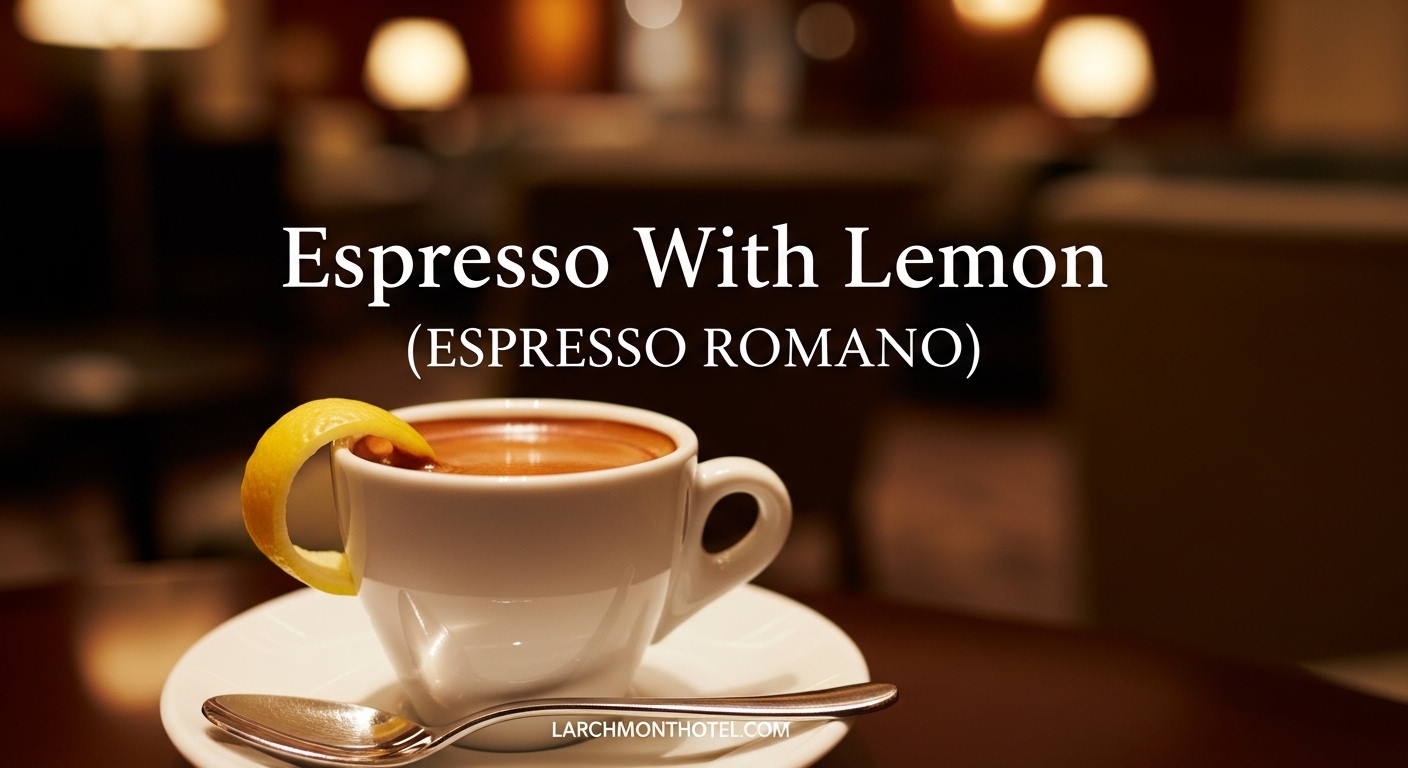 Espresso With Lemon (Espresso Romano) (September 2026) Complete Italian Coffee Guide