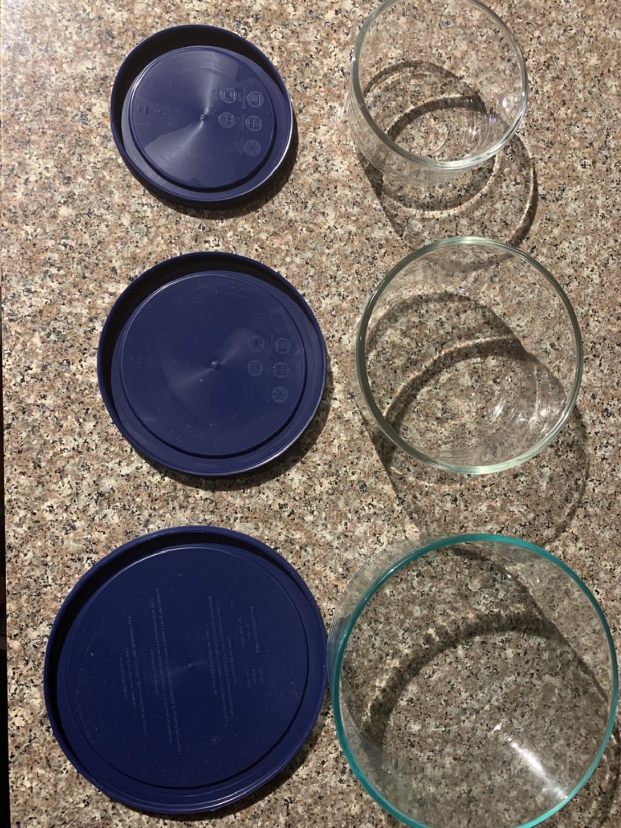 Pyrex Simply Store (3-Pack) Glass Food Storage Containers Set, (2, 4 & 7 Cup) Meal Prep Containers With Plastic BPA-Free Lids, Dishwasher & Microwave Safe customer photo 1
