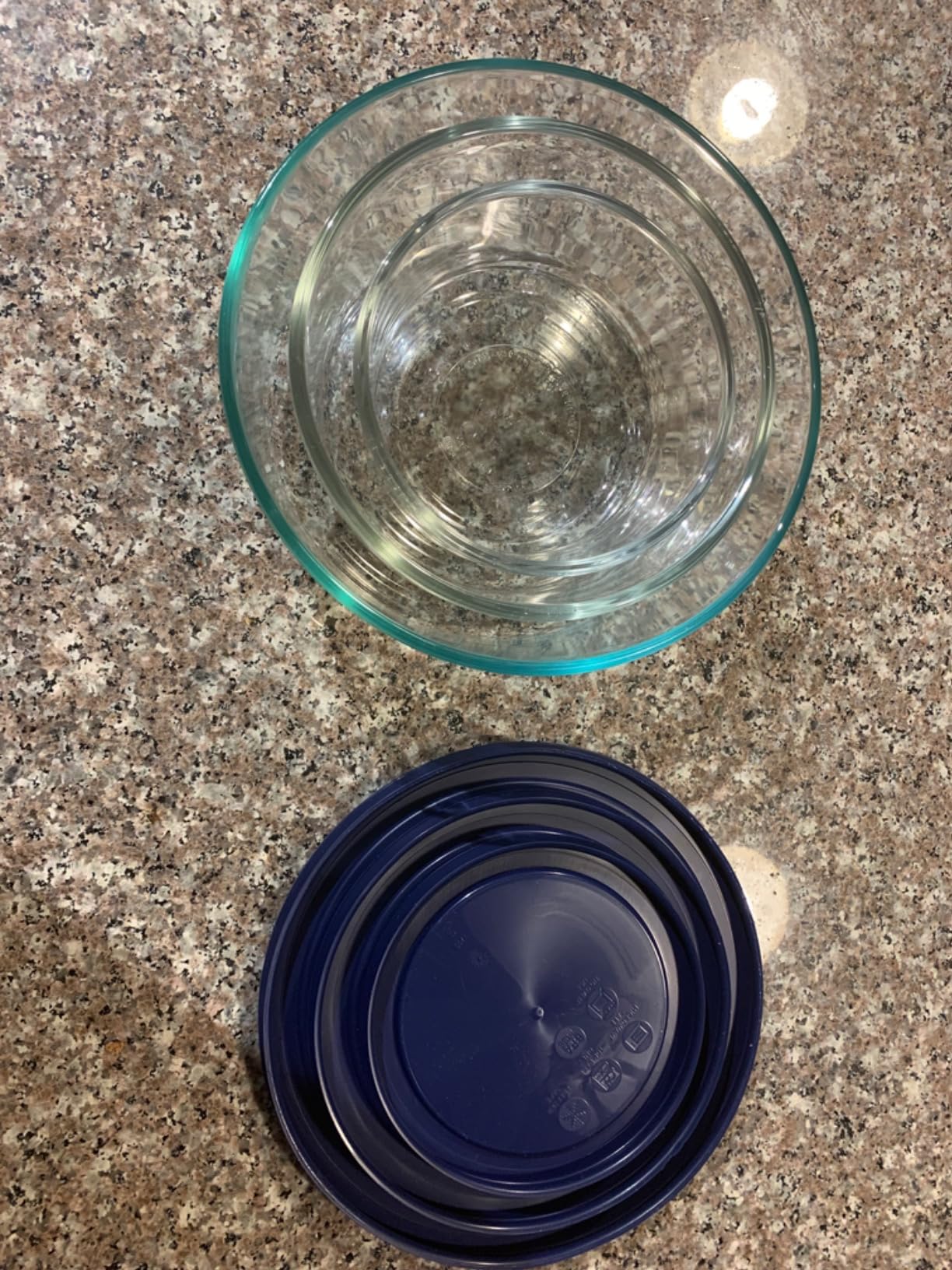 Pyrex Simply Store (3-Pack) Glass Food Storage Containers Set, (2, 4 & 7 Cup) Meal Prep Containers With Plastic BPA-Free Lids, Dishwasher & Microwave Safe customer photo 2