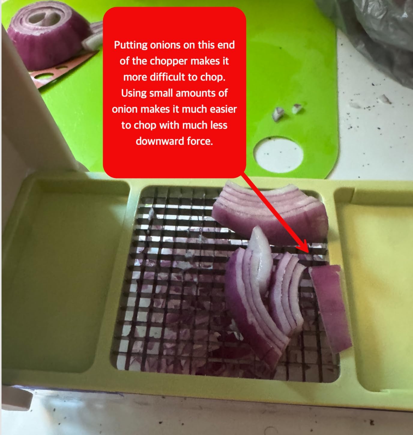 Vidalia Chop Wizard Vegetable Chopper - Original As Seen On TV Food Dicer with 2 Stainless Steel Blades, Large 2-Cup Container, Cleaning Tool, Dishwasher Safe Onion & Vegetable and Fruit Cutter customer photo 1