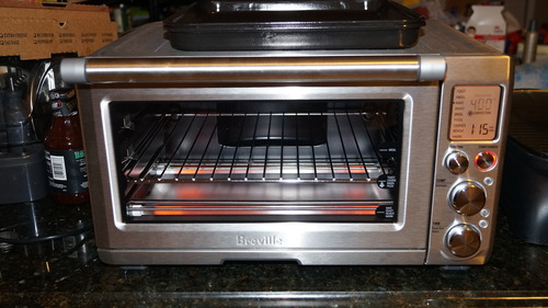 Breville BOV800XL Smart Oven, Brushed Stainless Steel | Bake, toast, broil and more with this versatile countertop oven | Convection setting reduces cooking time by up to 30% customer photo 1