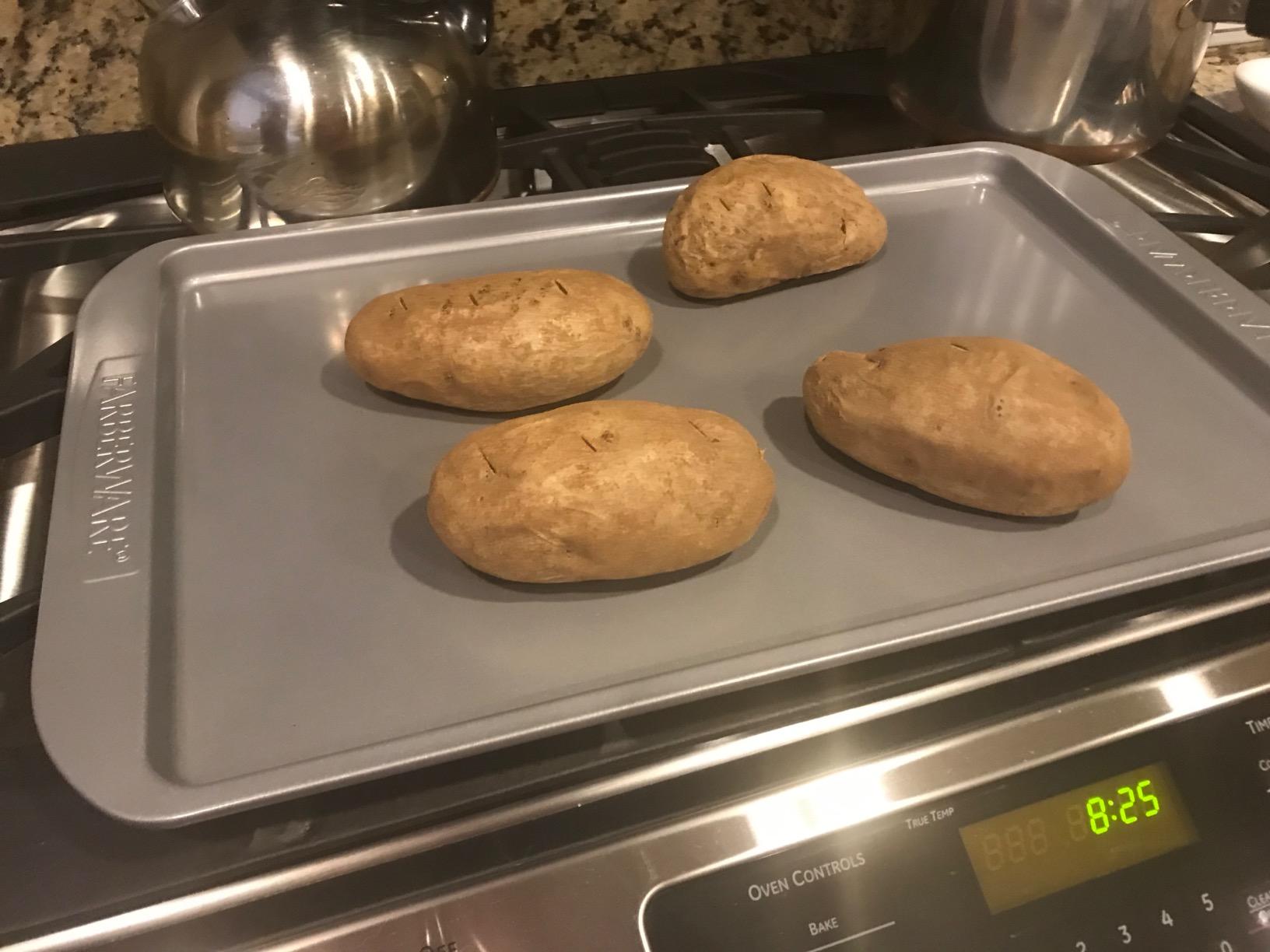 Farberware Nonstick Bakeware 3-Piece Cookie Pan Set, Baking Sheet Set, Gray customer photo 2