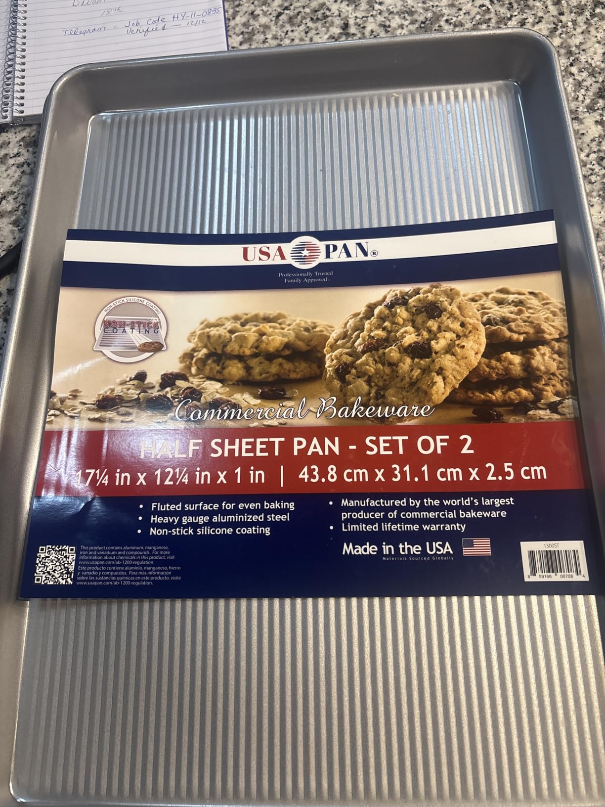 USA Pan Bakeware Nonstick Half Sheet Pan, Baking Sheet, Aluminized Steel customer photo 2
