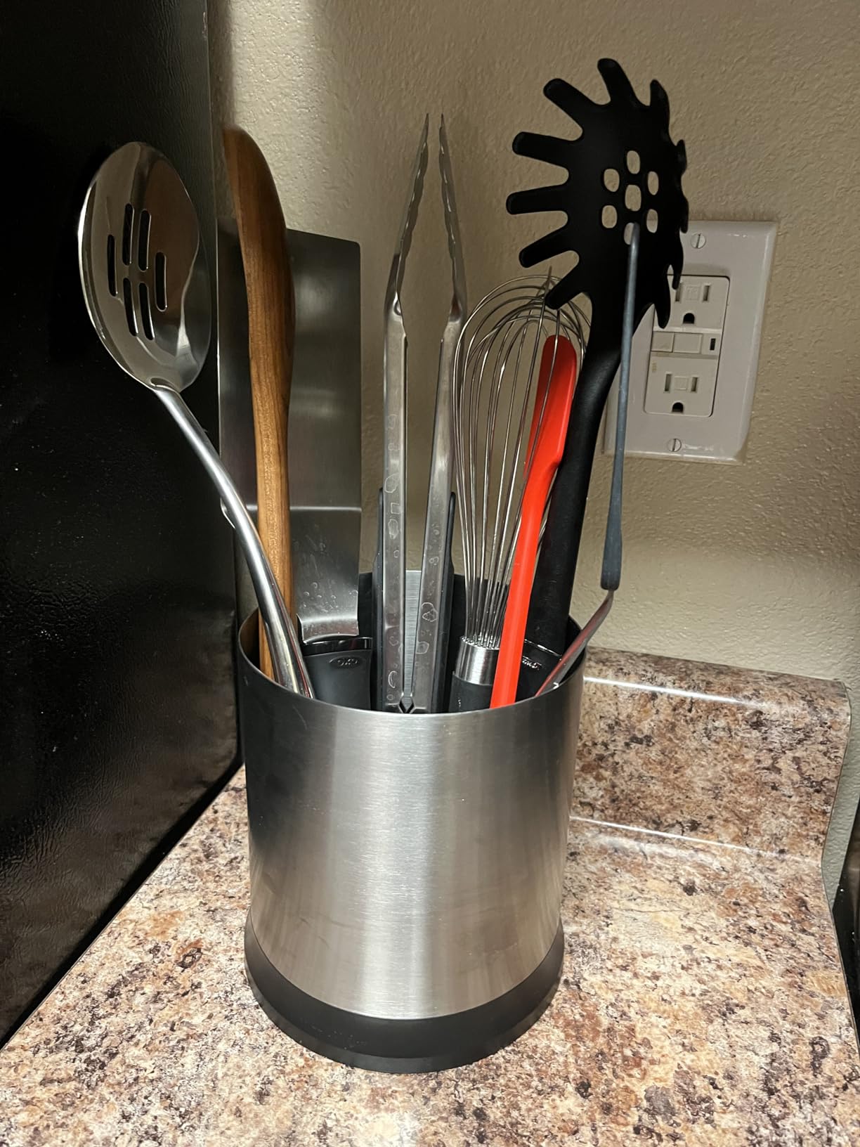 OXO Good Grips Stainless Steel Rotating Utensil Holder customer photo 1