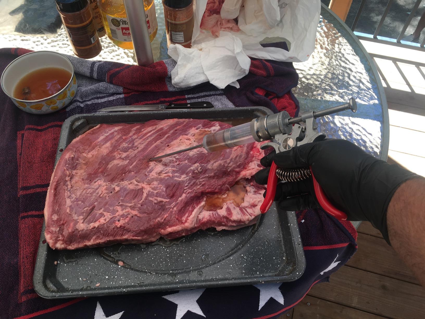 SpitJack Magnum BBQ Marinade Meat Injector, Made in USA, 2 Needles, MJ102 customer photo 1
