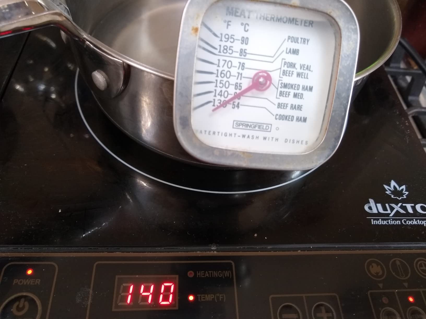 Duxtop 1800W Portable Induction Cooktop Countertop Burner, Gold 8100MC | BT-180G3 customer photo 2