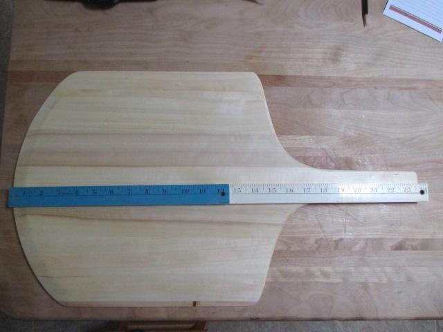 New Star Foodservice 50295 Restaurant-Grade Wooden Pizza Peel, 16