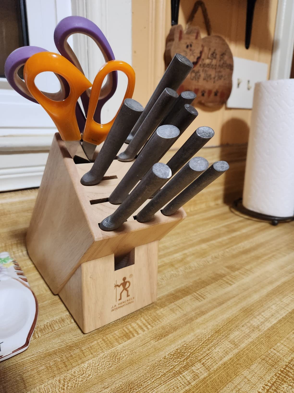 HENCKELS Hardwood Knife Block, Knife Storage, 11-slot customer photo 2