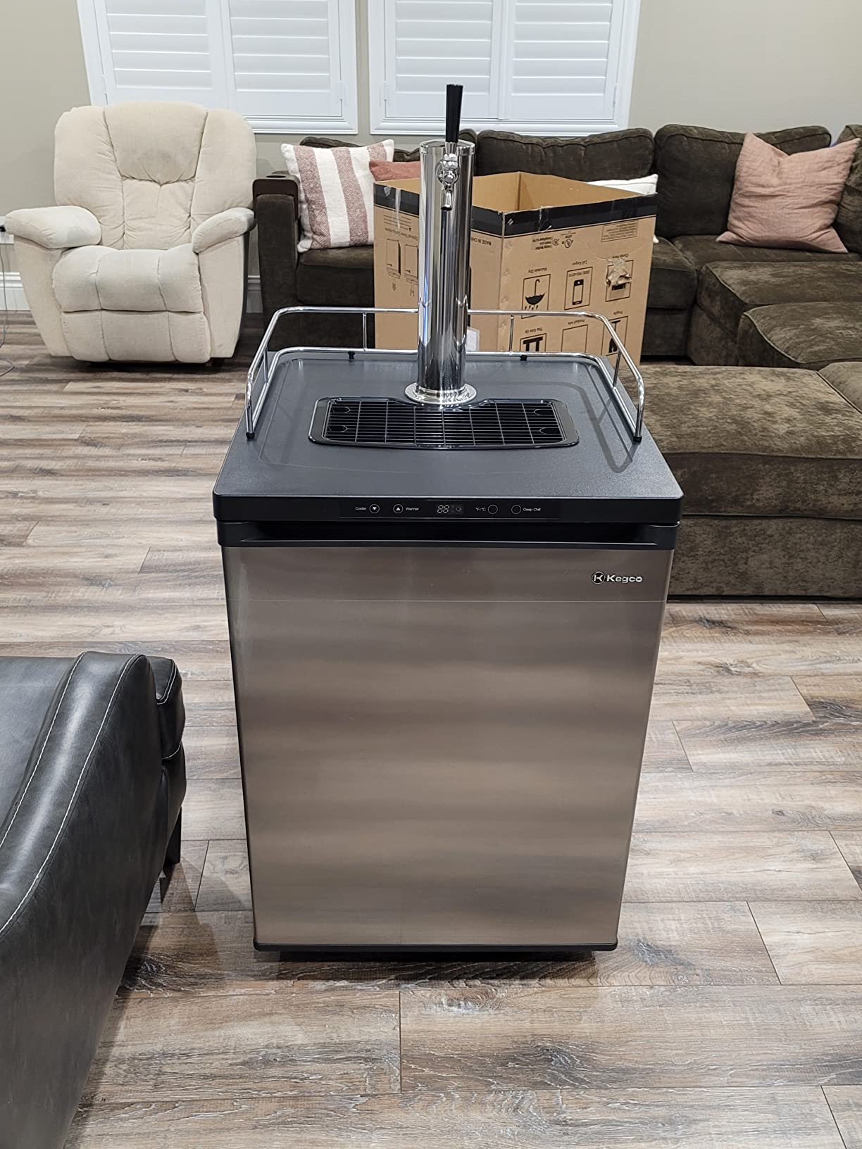 Kegco K309SS-1 Keg Dispenser, Stainless Steel customer photo 2