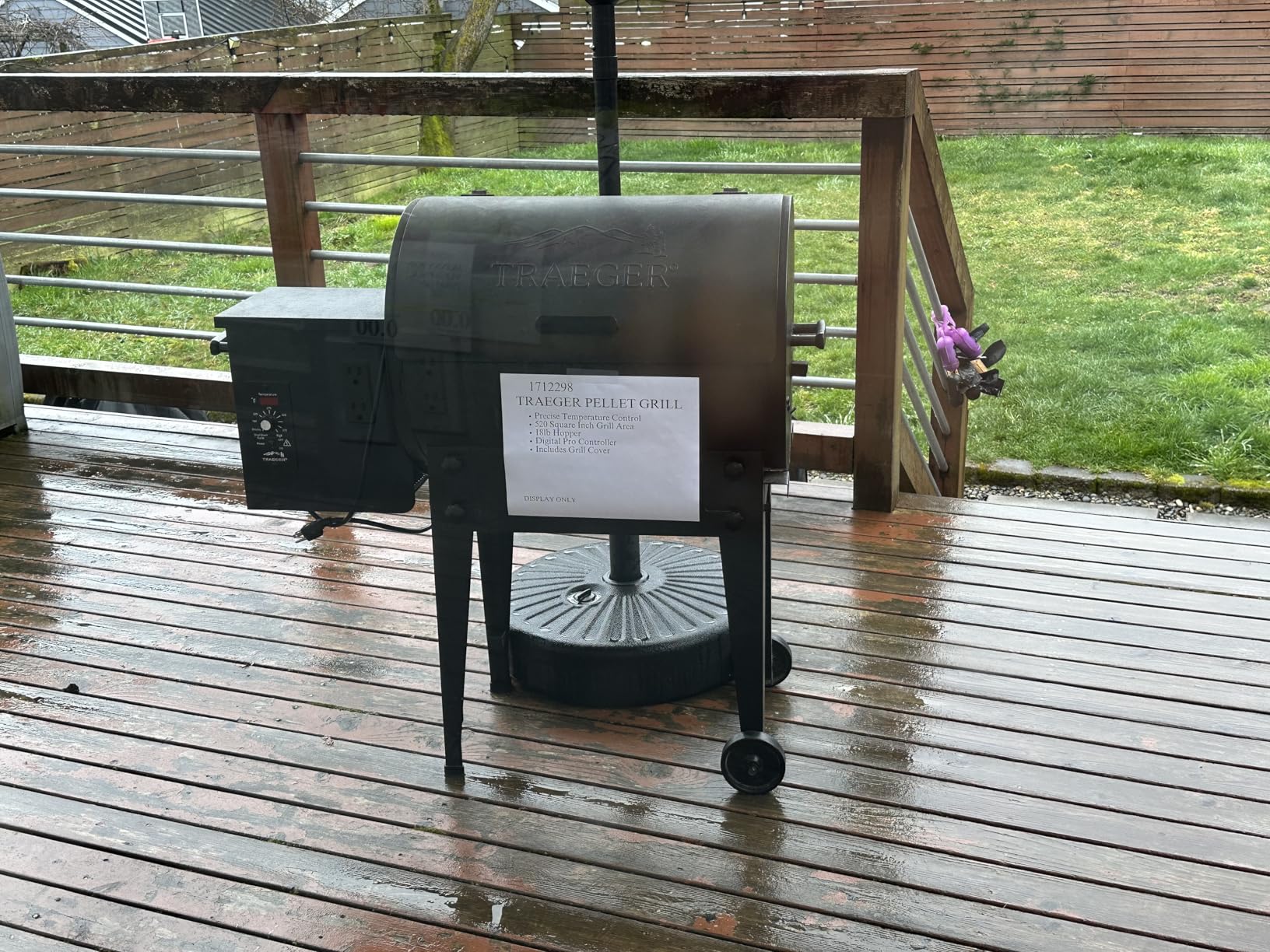 Weber Rib Rack - Holds 5 Racks, Plated Steel BBQ Rib Holder for Grilling & Smoking, Fits Weber Q 200/2000 Series & Larger Gas/Charcoal Grills, Dishwasher Safe customer photo 1