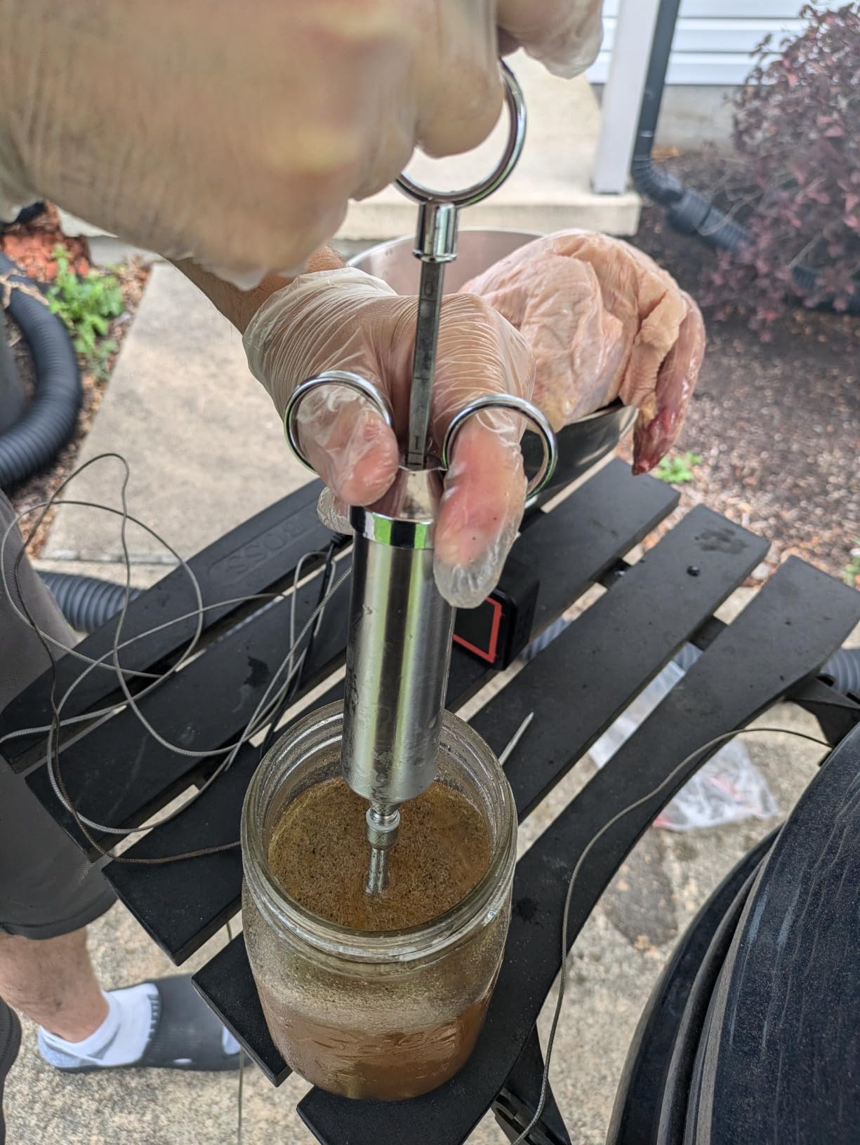 Grill Beast 304-Stainless Steel Meat Injector - With Marinade Straw, 4 Needles, Spare Orings, 2oz Capacity customer photo 1