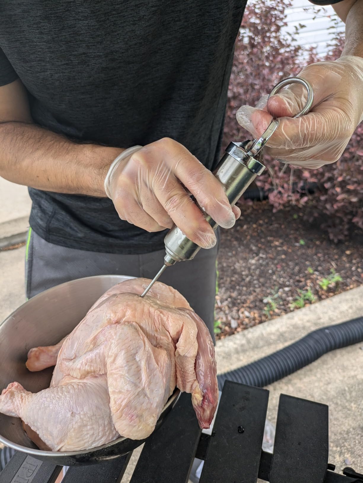 Grill Beast 304-Stainless Steel Meat Injector - With Marinade Straw, 4 Needles, Spare Orings, 2oz Capacity customer photo 2