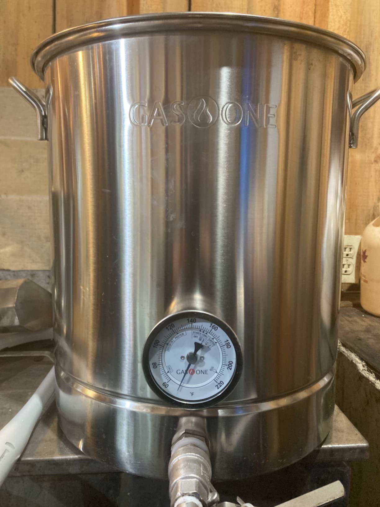 FERRODAY 1/2 NPT Stainless Steel Dial Thermometer 1/2 NPT Homebrew Kettle Thermometer Weldless w/O-Rings 0-220ºF customer photo 2