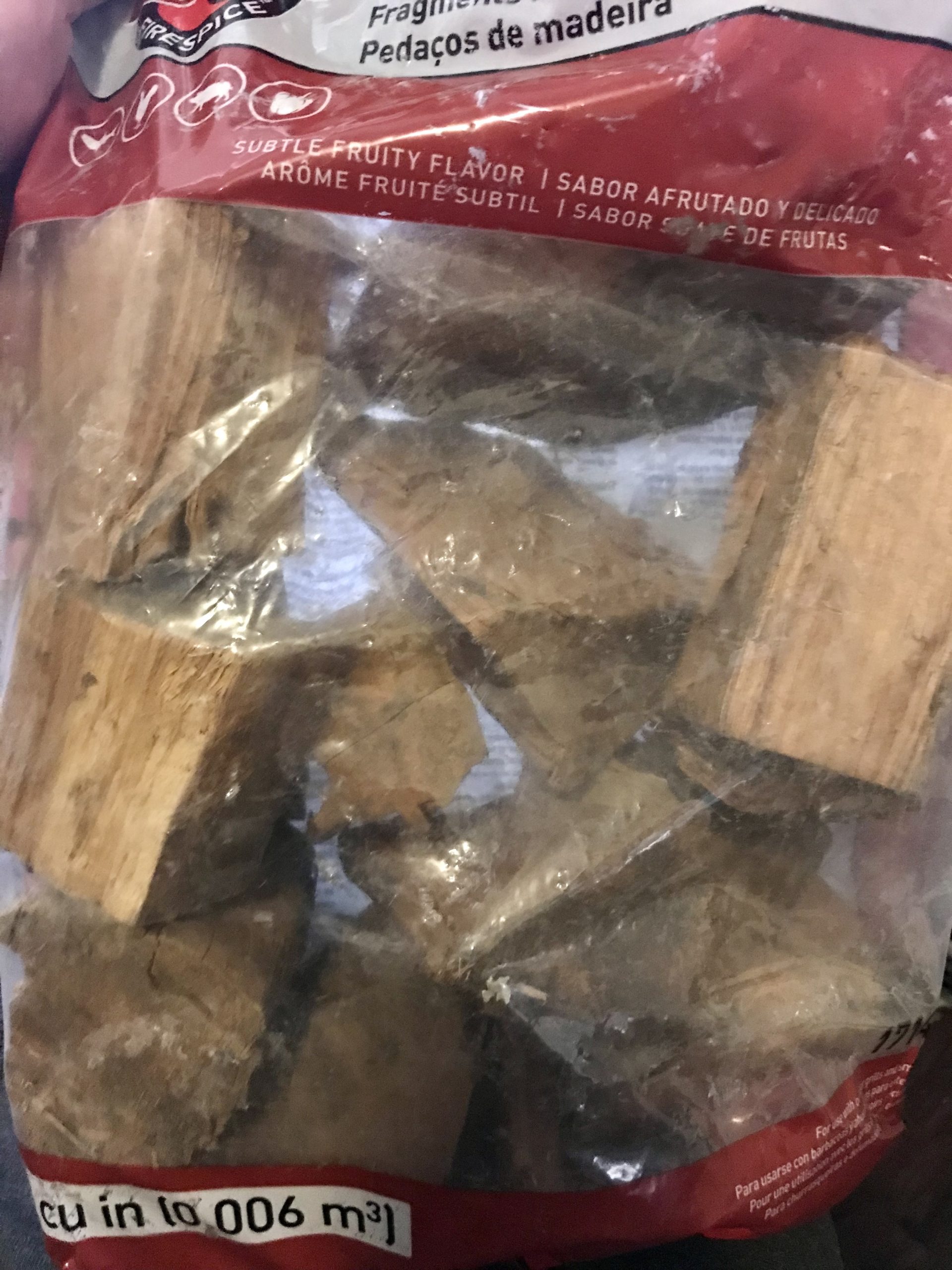 Weber Cherry Wood Chunks Outdoor Cooking Fuel, 4 lb customer photo 2