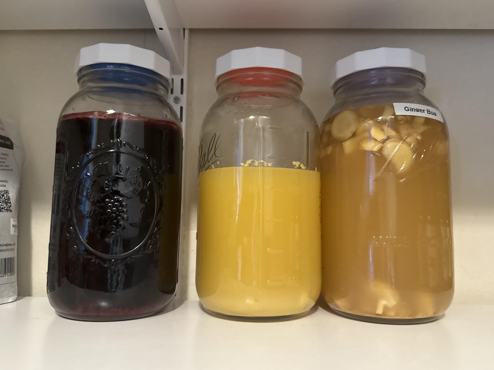 Masontops Pickle Pipes - Airlock Fermentation Lids - Fermentation Kit For Wide Mouth Mason Jar Sauerkraut & Pickle Kit - Fermentation Jar Not Included customer photo 2