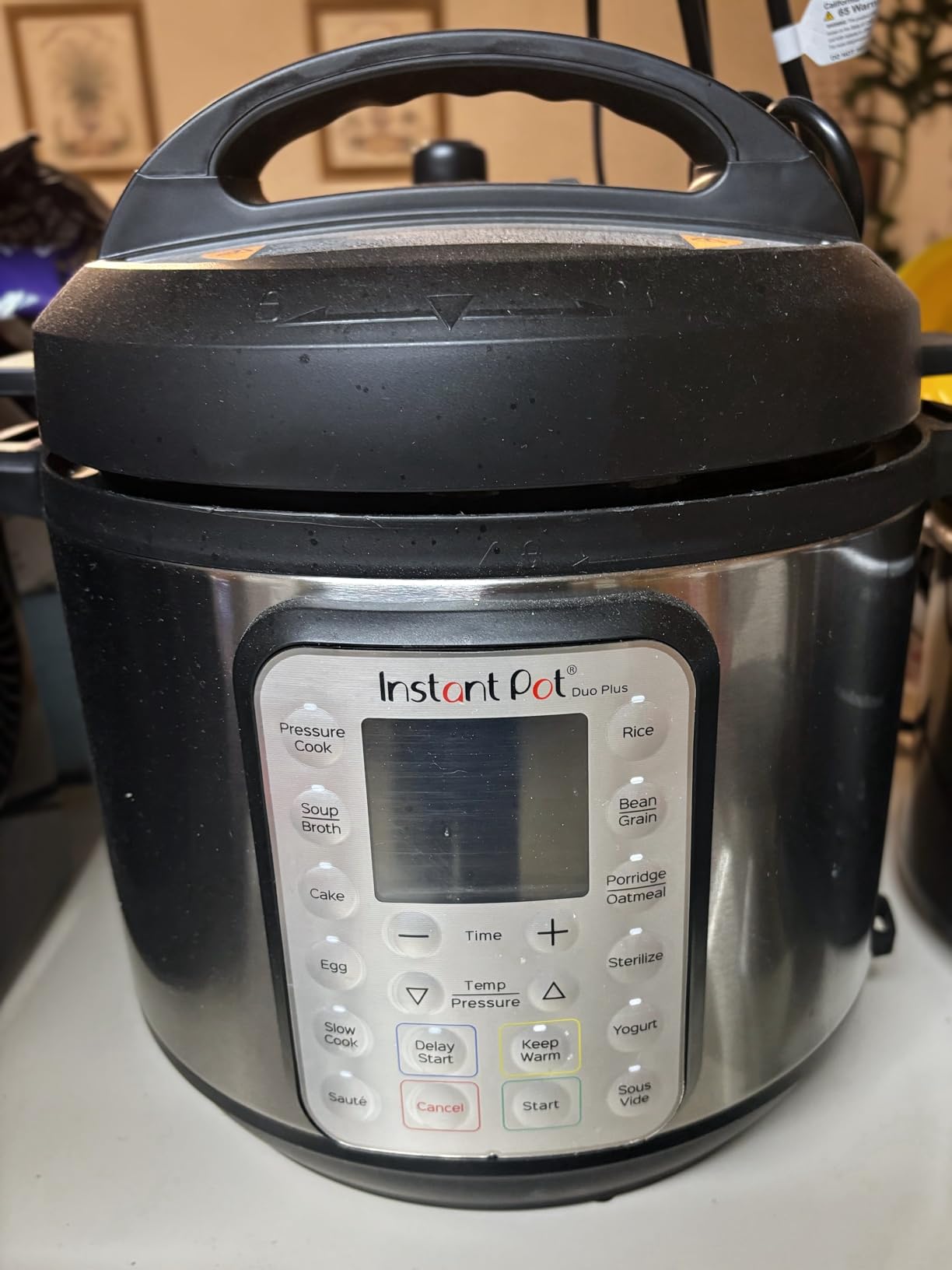 Instant Pot Duo Plus 9-in-1 Multicooker, Pressure Cooker, Slow Cook, Rice Maker, Steamer, Sauté, Yogurt, Warmer & Sterilizer, 6 Quarts customer photo 2
