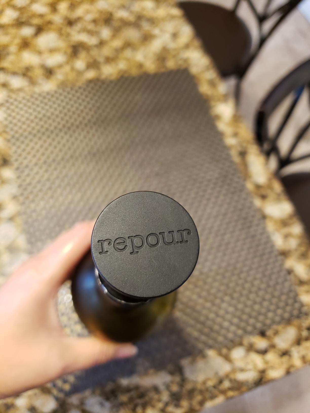 Repour Wine Saver and Stopper - Removes Oxygen, Preserving and Keeping Wine As Fresh As The Day The Bottle Was Opened (10-Pack) customer photo 2