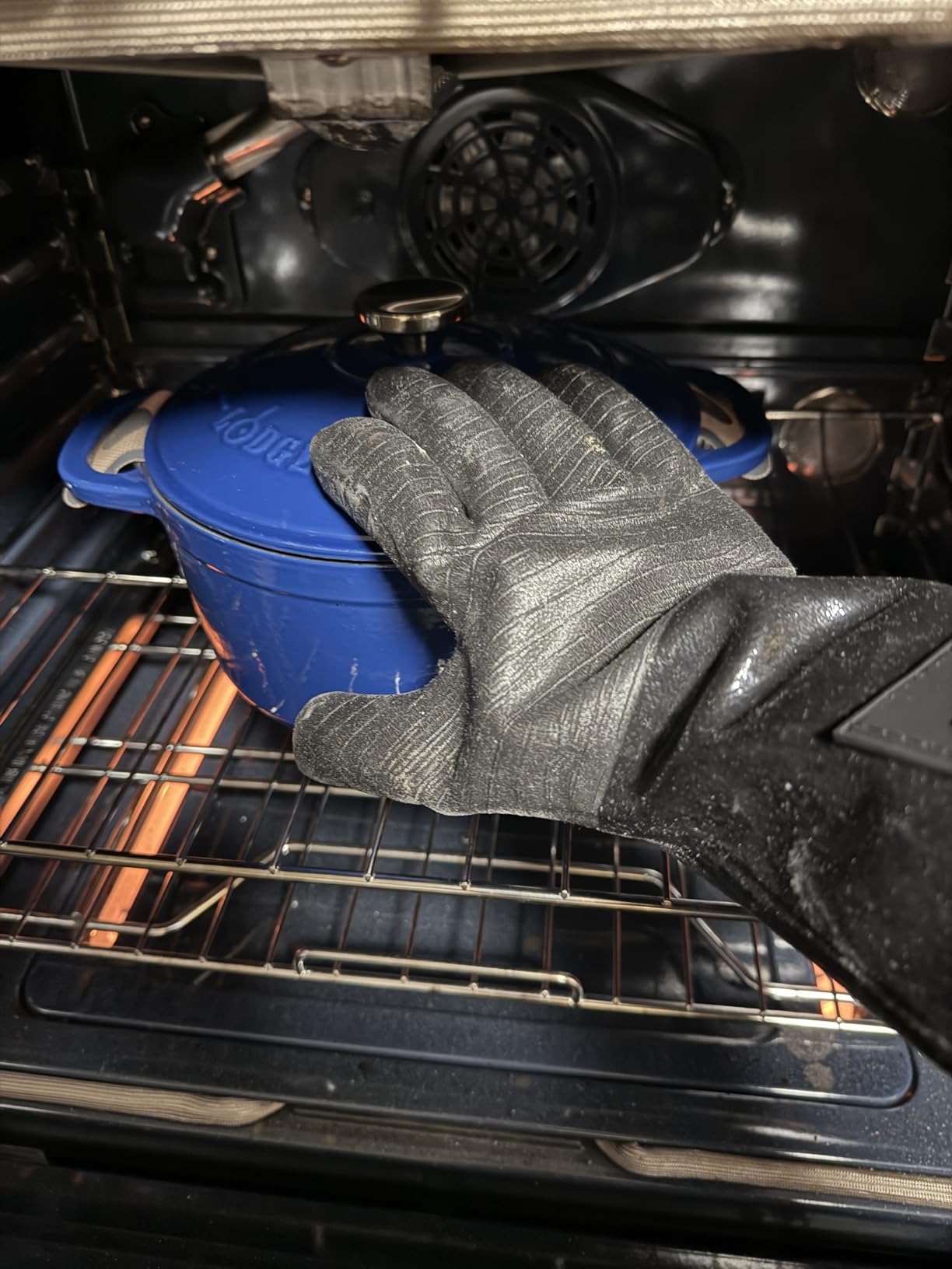 RAPICCA 932°F Heat Resistant BBQ Grill Gloves: Oil Resistant Waterproof for Smoking Grilling Cooking Barbecue Deep Frying Turkey Rotisserie Handling Hot Greasy Meat | Great Stocking Stuffers for Men customer photo 2