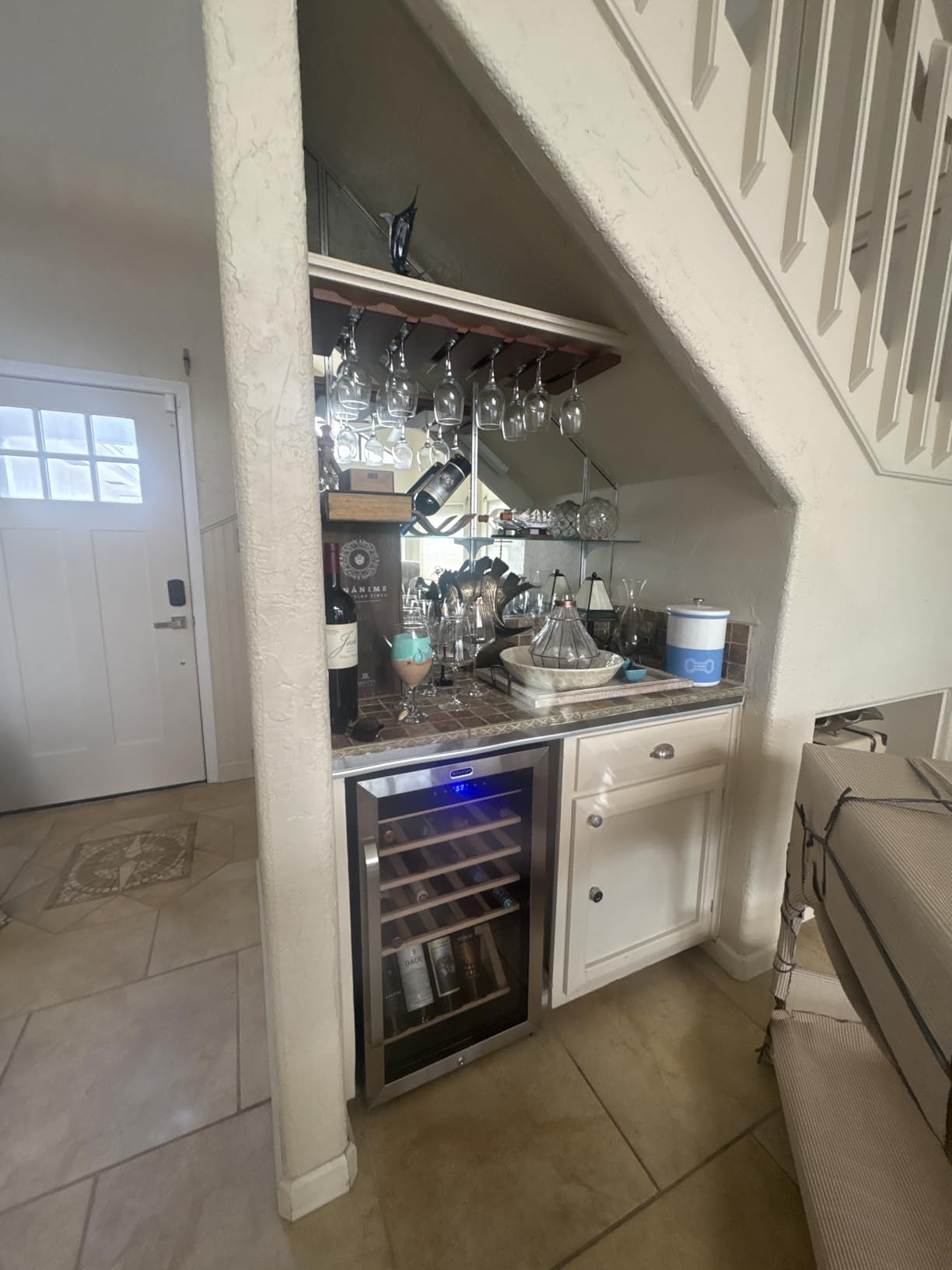 Whynter FWC-341TS 34 Bottle Freestanding Stainless Steel Wine Refrigerator with Display Shelf and Digital Control, Gray customer photo 1