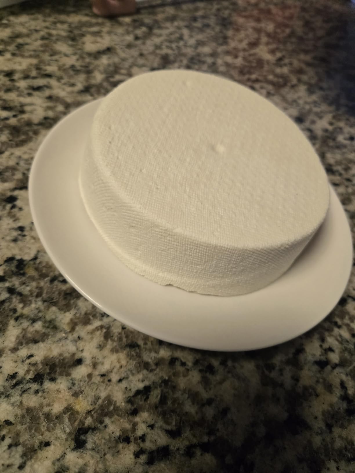 PetriStor Cheese Mold for Cheese Making with Follower Piston 1.3QT and Cheesecloth - Cheese Form Mold - Cheese Making Basket customer photo 1