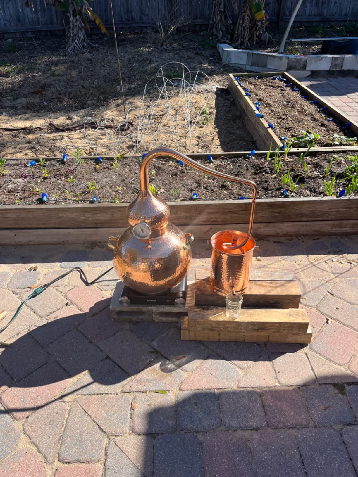 5 Gallon Pure Copper Alembic Still for Whiskey, Moonshine, Essential Oils by Copperholic customer photo 2