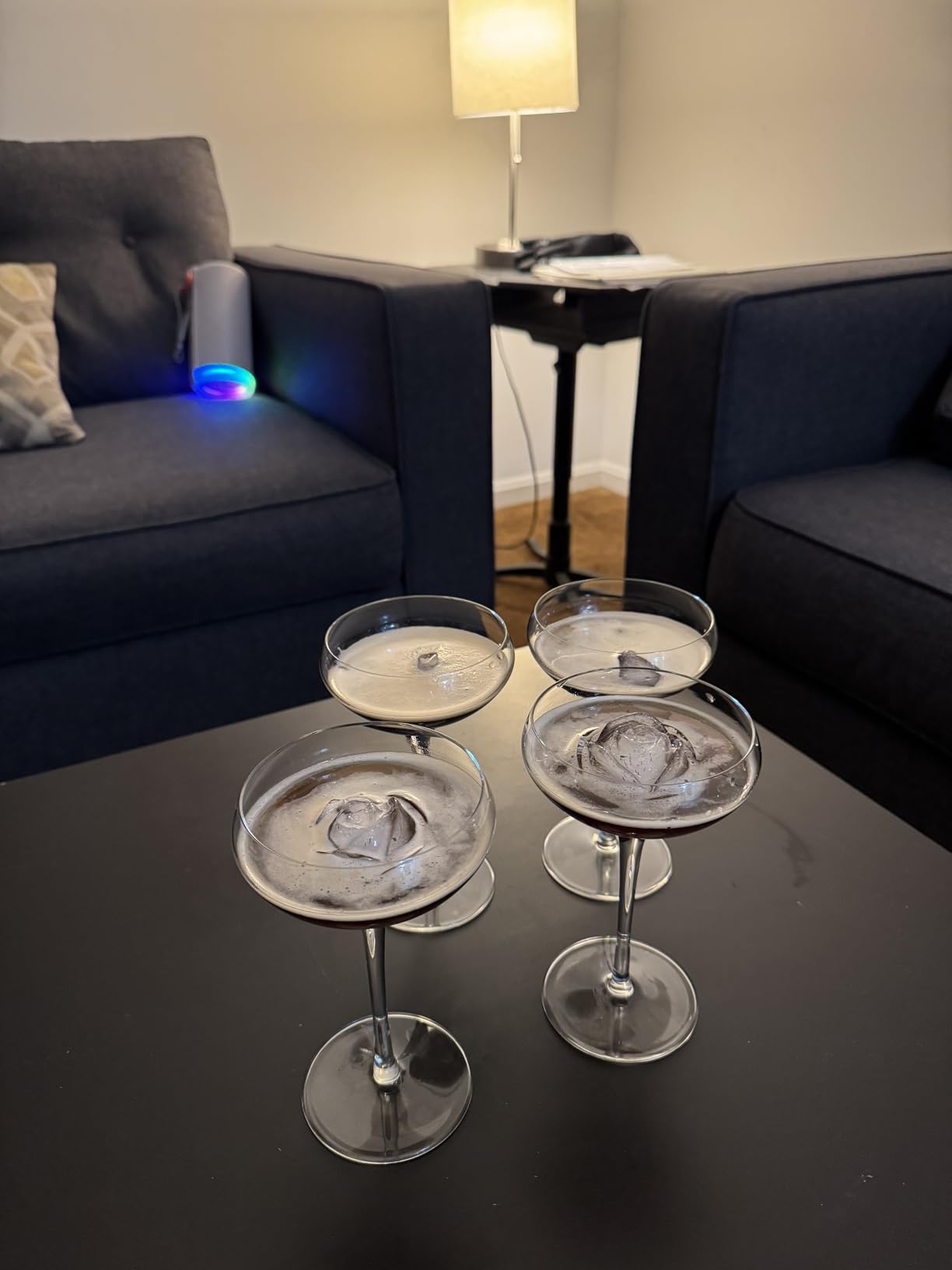 Libbey Signature Kentfield Coupe Cocktail Glasses Set of 4, Classic Tall Stemmed Glass Cup, Champagne Coupe Glasses Gift Set customer photo 1