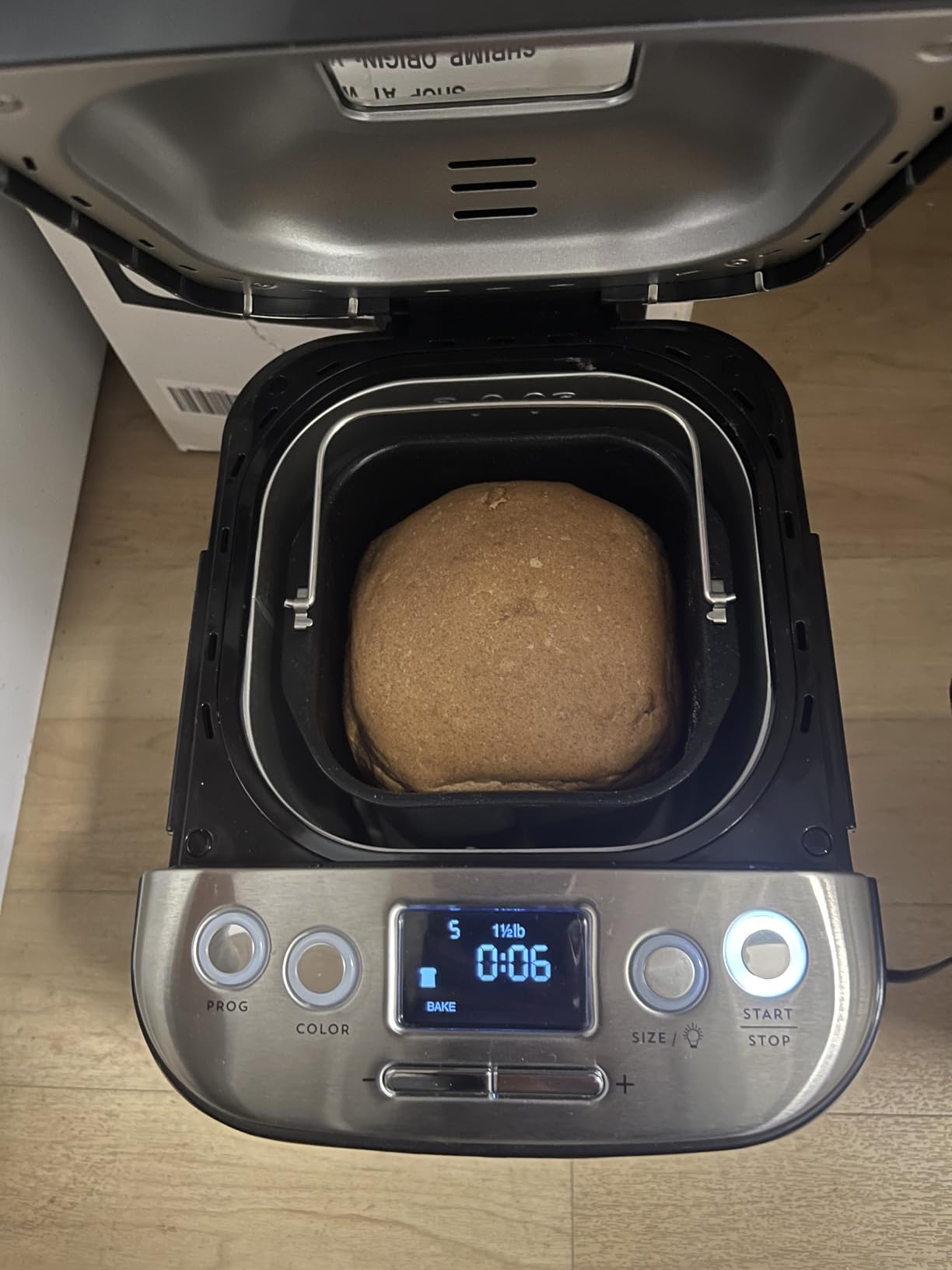Cuisinart Bread Maker Machine, Stainless Steel, 12 Programs, Up to 2 lbs | Compact automatic bread maker with 12 menu options, 3 crust colors & sizes, LCD display, 13-hr delay-start timer, CBK-110P1ES customer photo 2