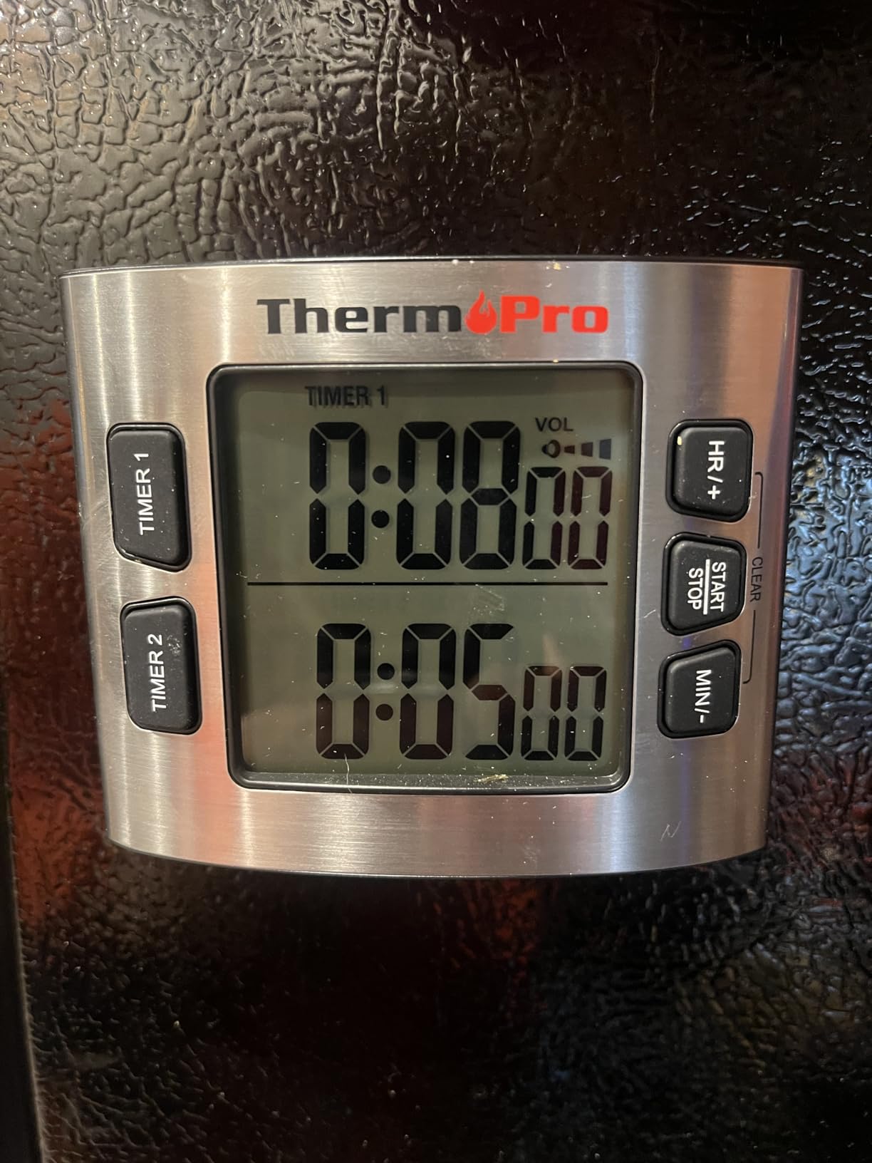 TempPro TM02 24H Digital Timer with Dual Kitchen Timers for Cooking, Magnetic Timer Clock with Adjustable Alarm Volume & LCD Backlit Display, Classroom Timer for Kids & Teachers(Previously ThermoPro) customer photo 1