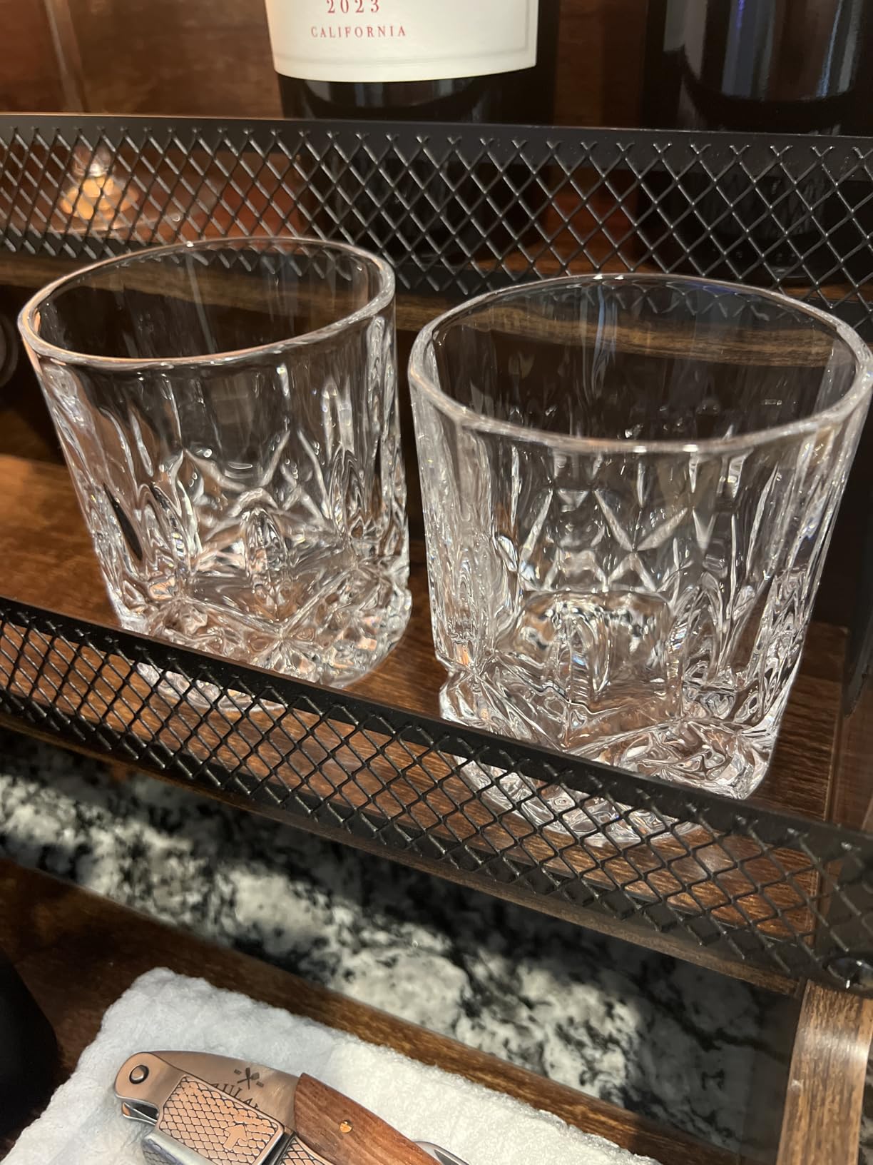 KANARS Old Fashioned Whiskey Glasses with Luxury Box - 10 Oz Rocks Barware, Set of 4 customer photo 2